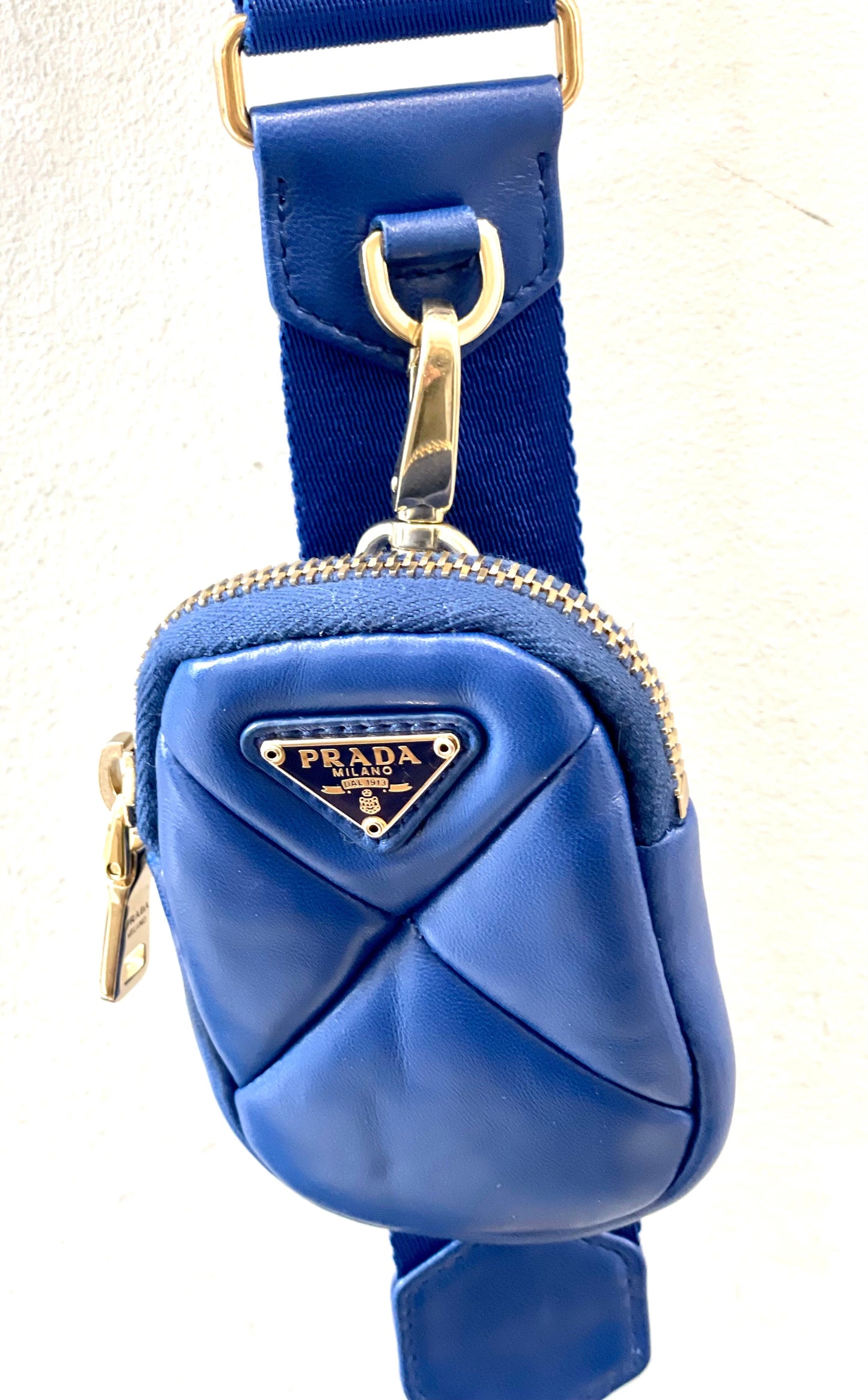 PRADA SYSTEM NAPPA LEATHER PATCHWORK BAG