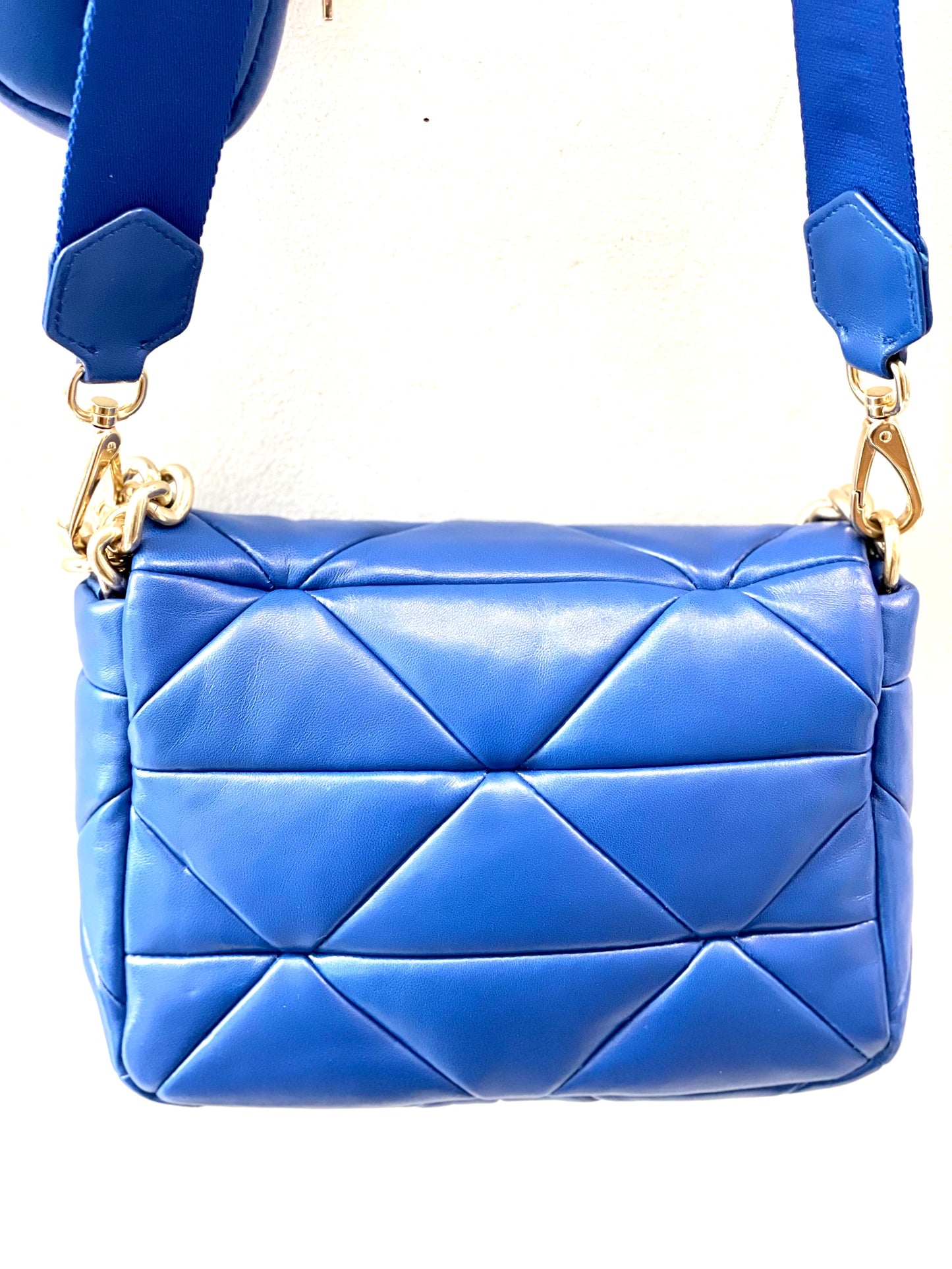 PRADA SYSTEM NAPPA LEATHER PATCHWORK BAG