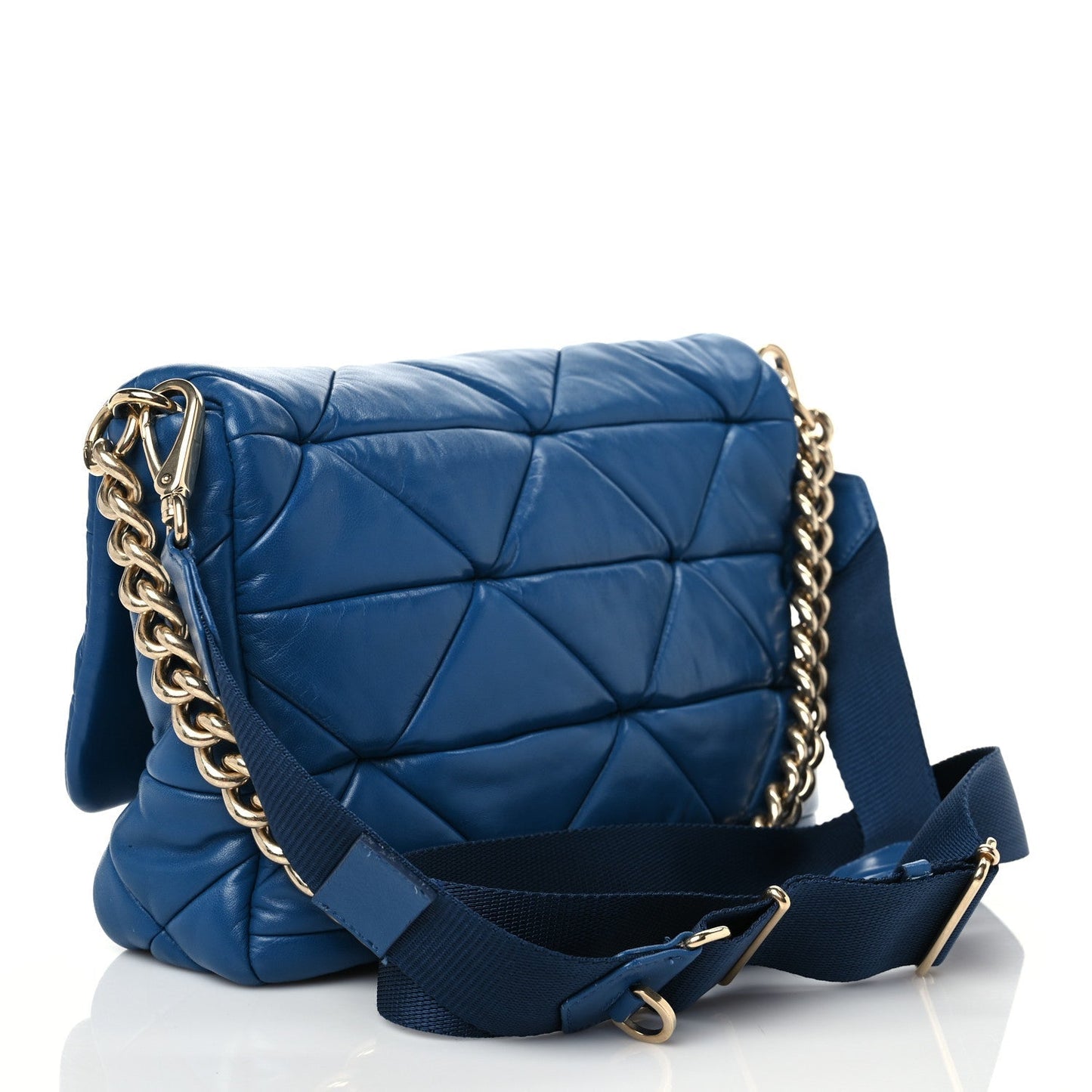 PRADA SYSTEM NAPPA LEATHER PATCHWORK BAG