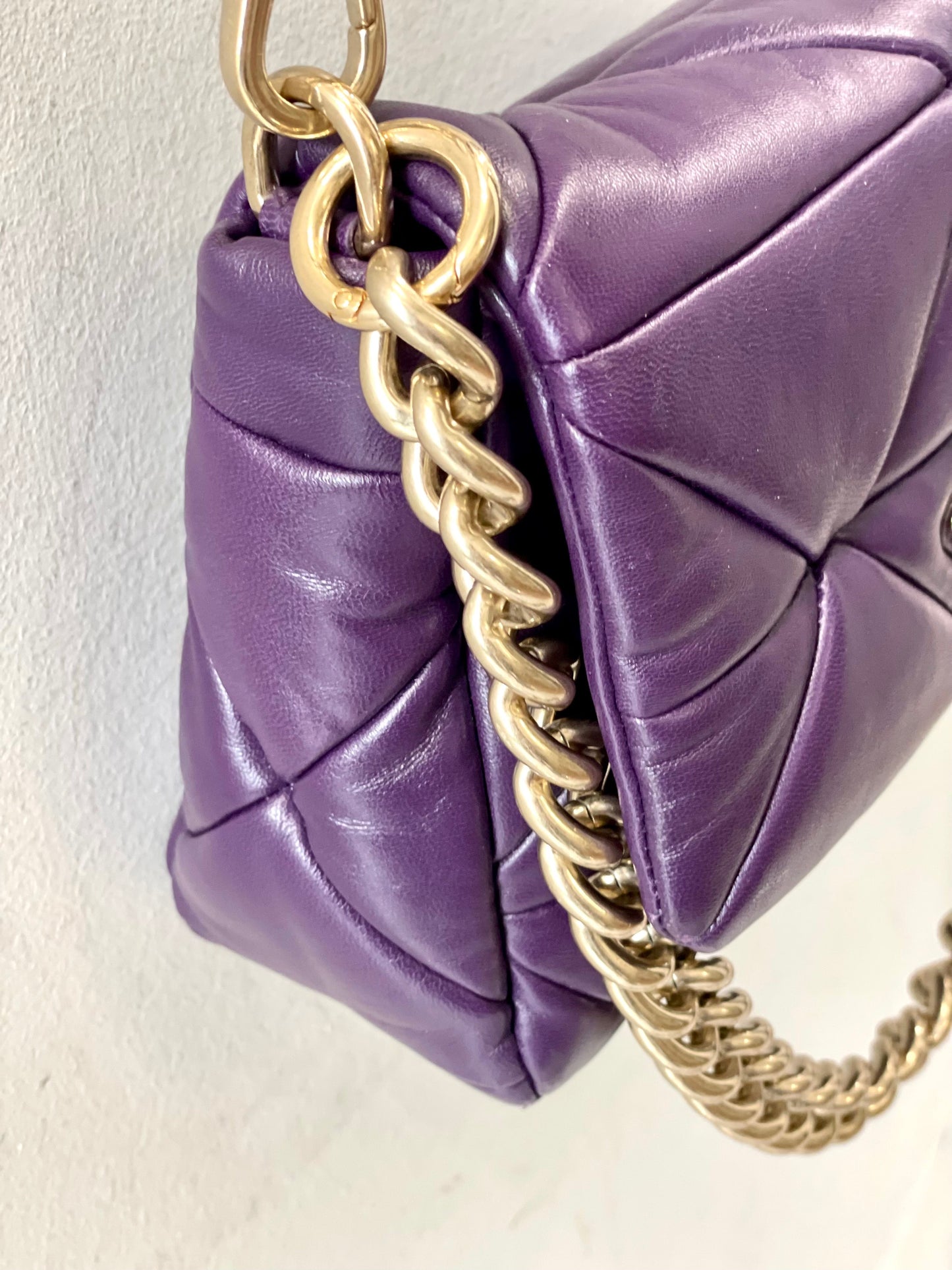 PRADA SYSTEM NAPPA LEATHER PATCHWORK BAG