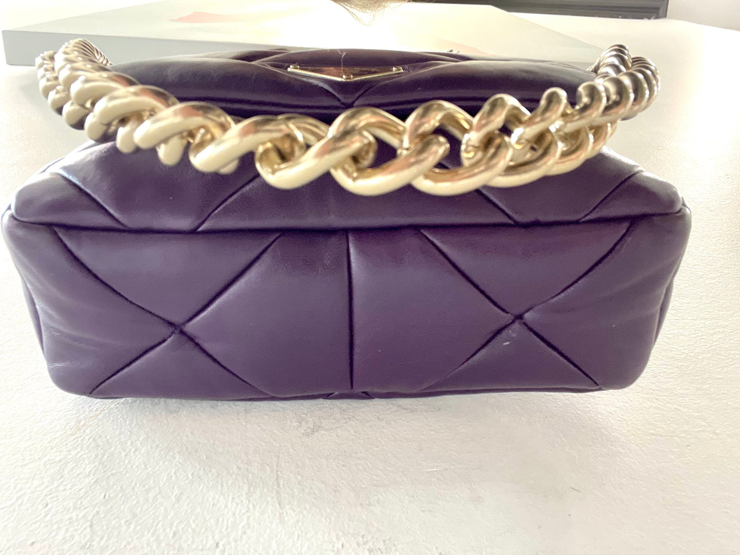 PRADA SYSTEM NAPPA LEATHER PATCHWORK BAG