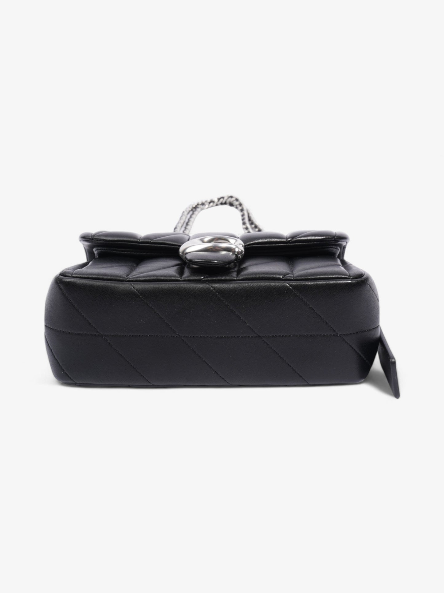 Coach Quilted Tabby Black Nappa Leather 20