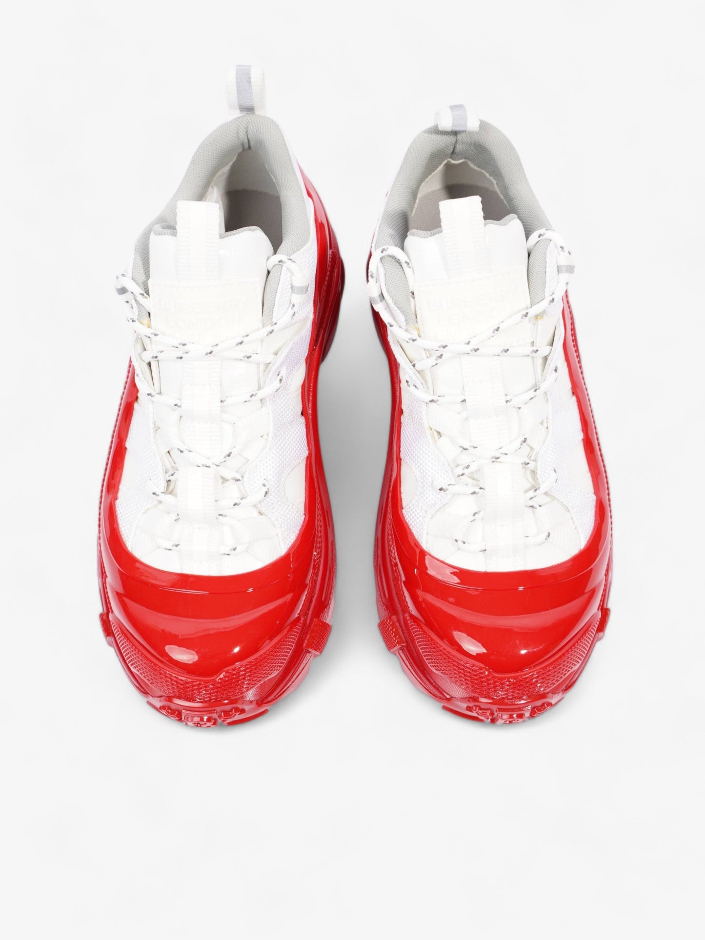 Burberry Arthur White / Red Nylon EU 35 UK 2