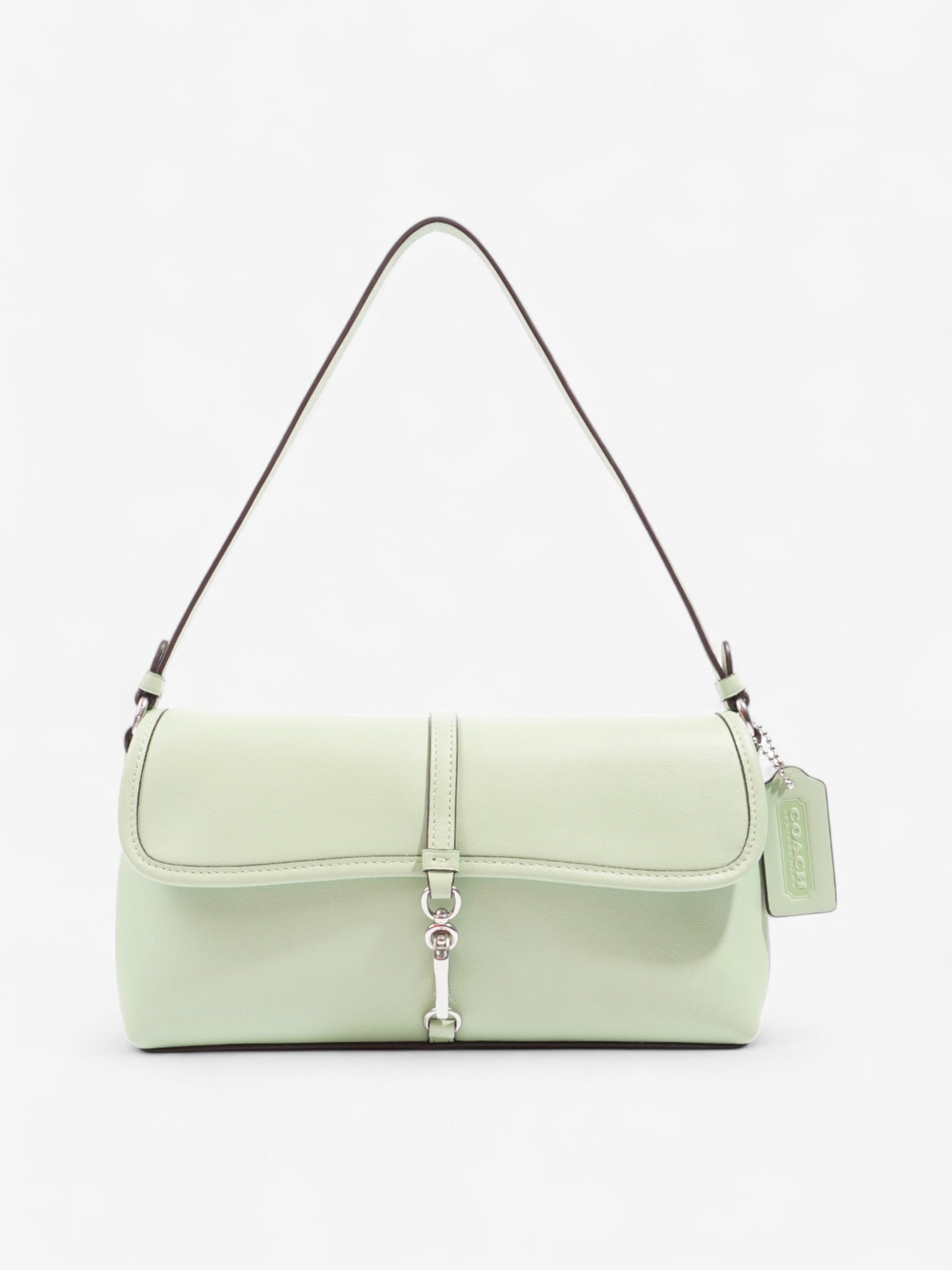 Coach Hamptons Bag Pale Pistachio Leather