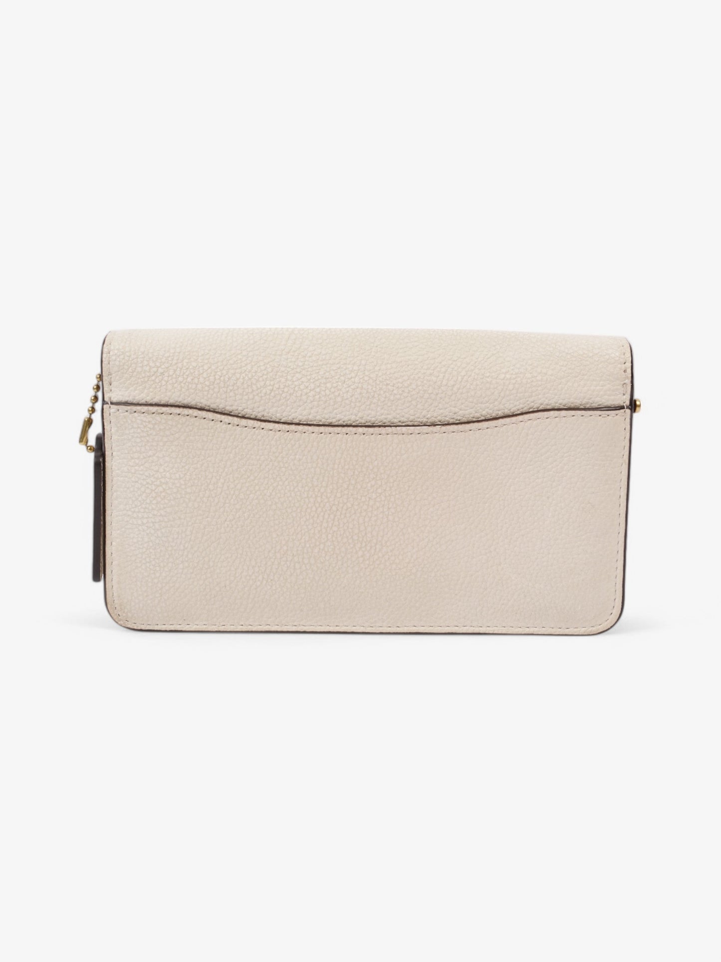 Coach Tabby Chain Cream Grained Leather