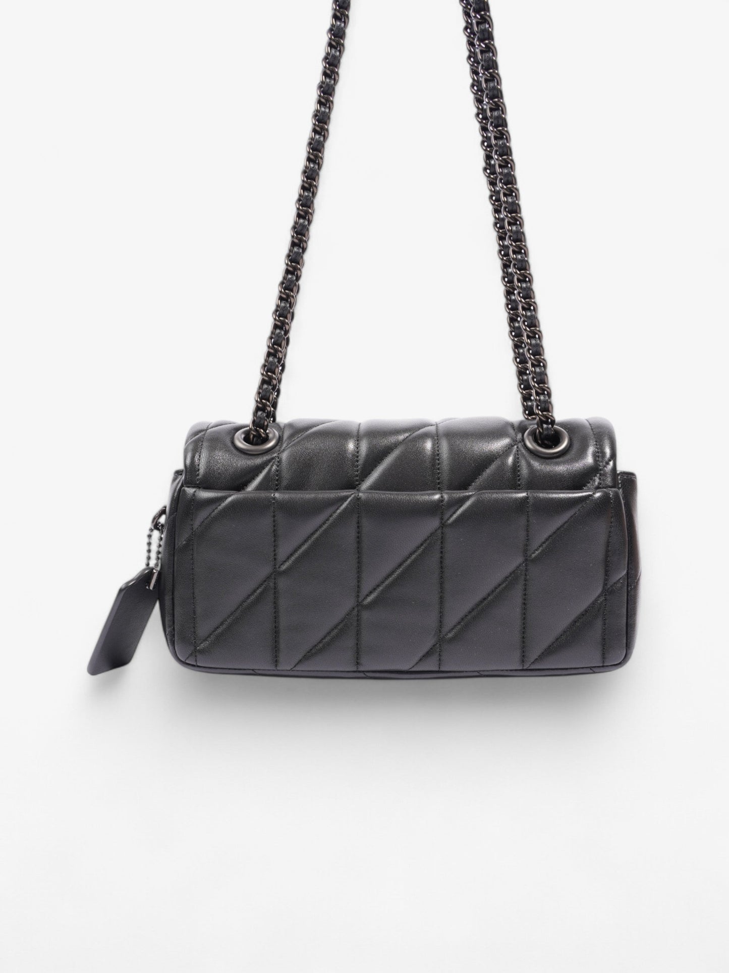 Coach Quilted Tabby Black Nappa Leather 20