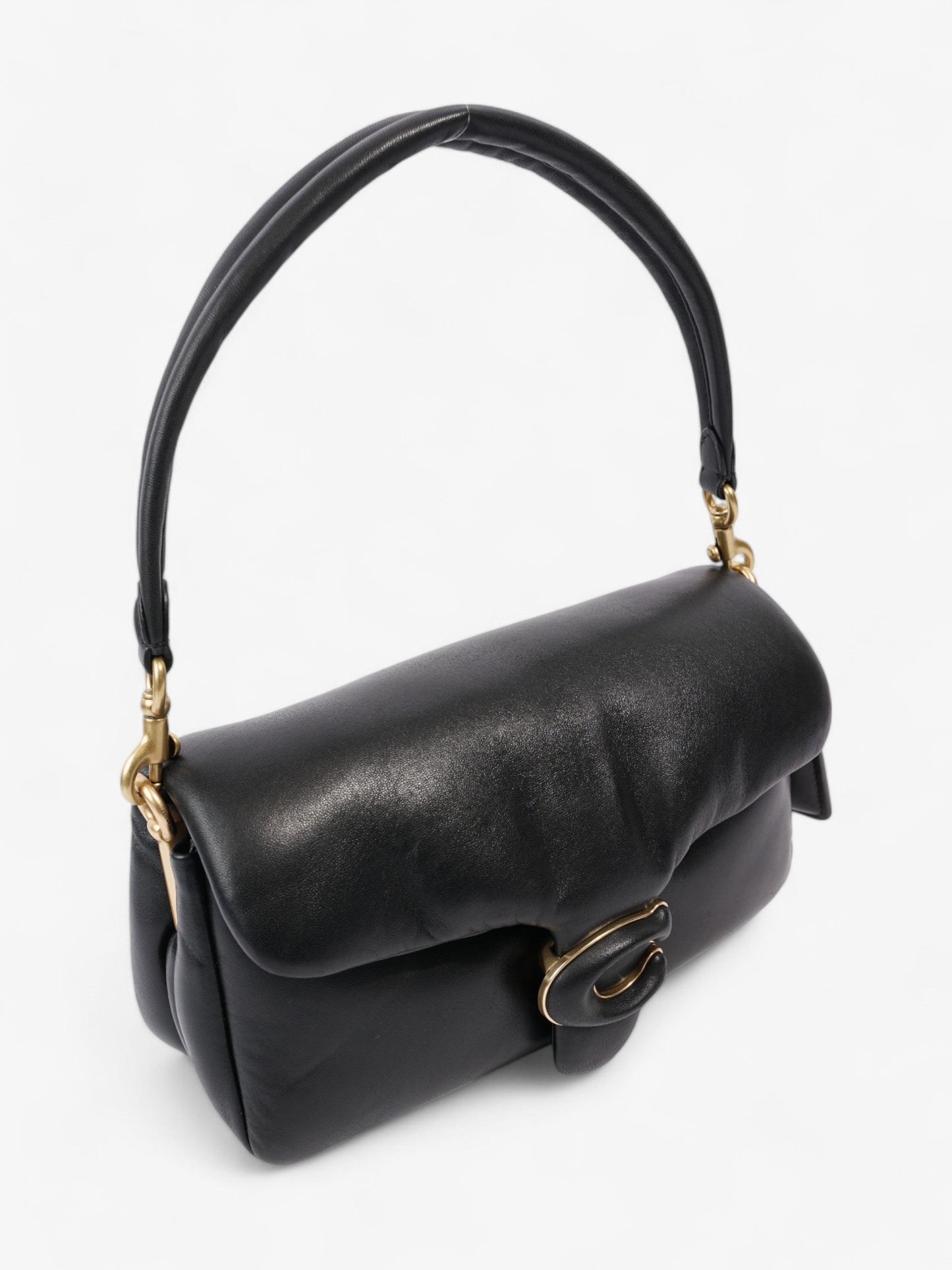 Coach Pillow Tabby Black Nappa Leather 26