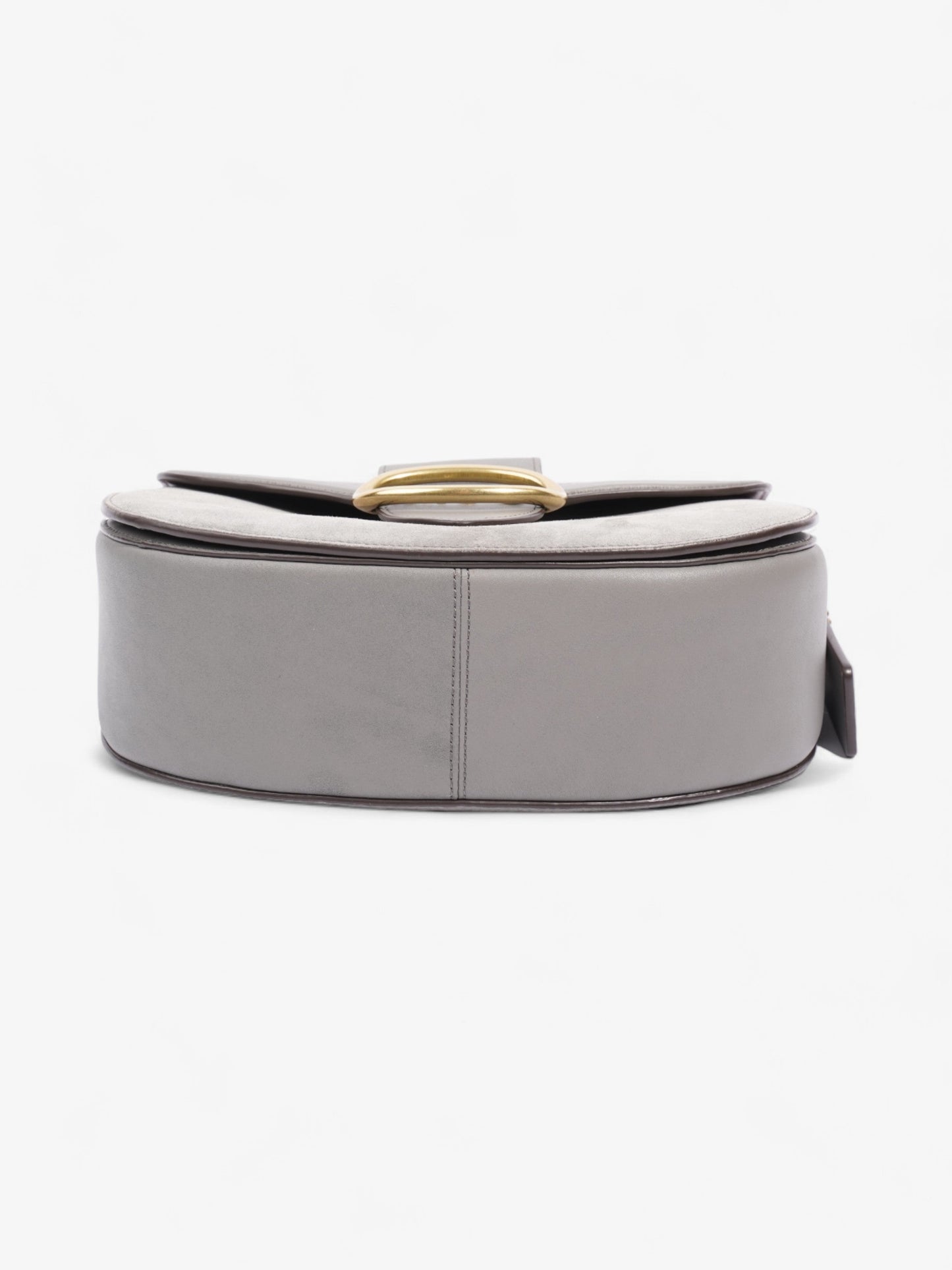 Coach Kat Saddle Grey Suede