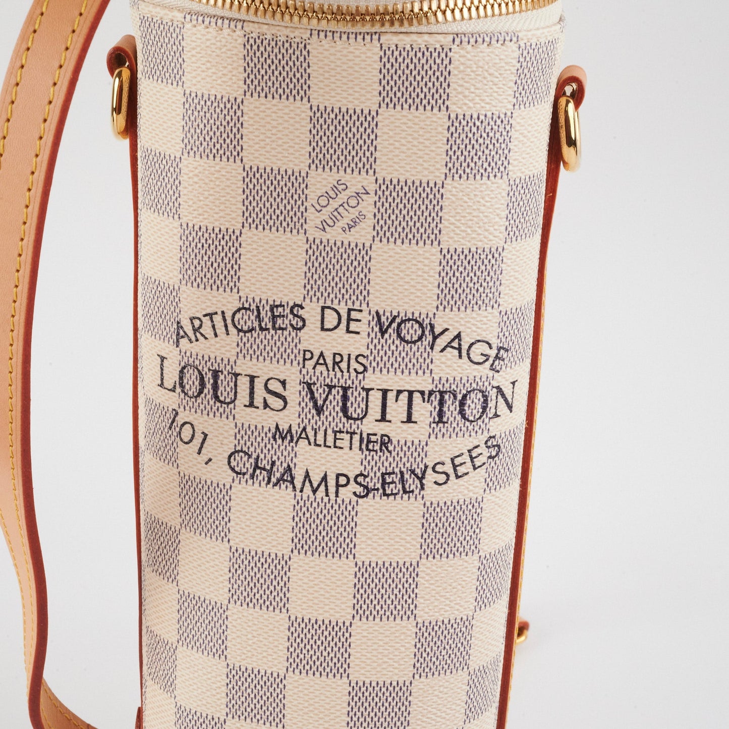 Louis Vuitton Water Bottle Holder Damier Azur