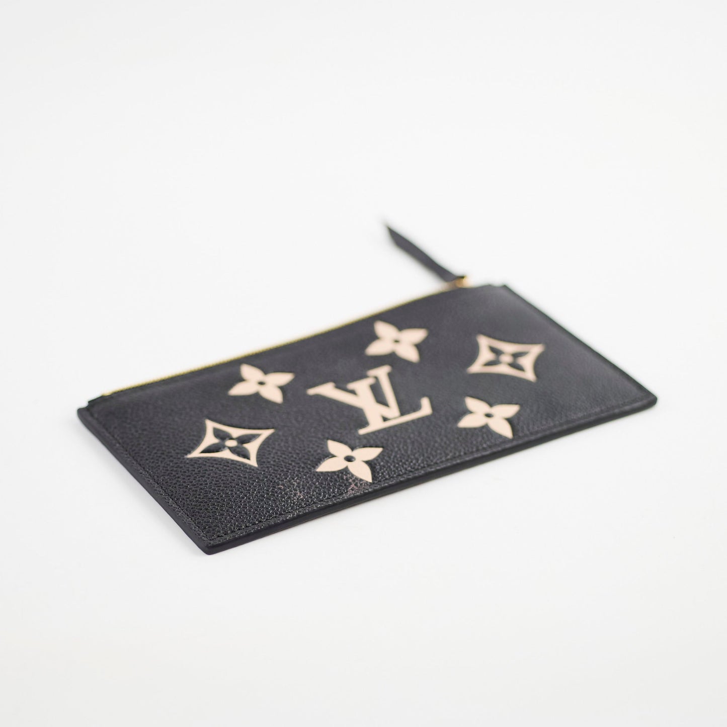 Louis Vuitton Felicie Pochette Black/Beige Empreinte Crossbody
