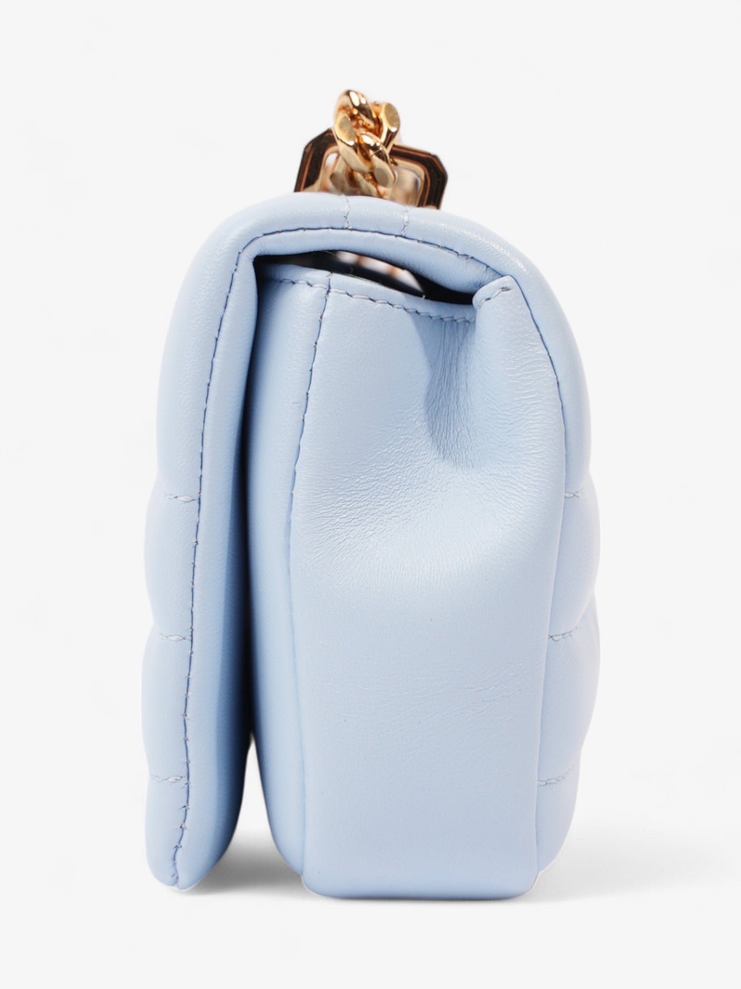 Burberry Mini Lola Baby Blue Lambskin Leather