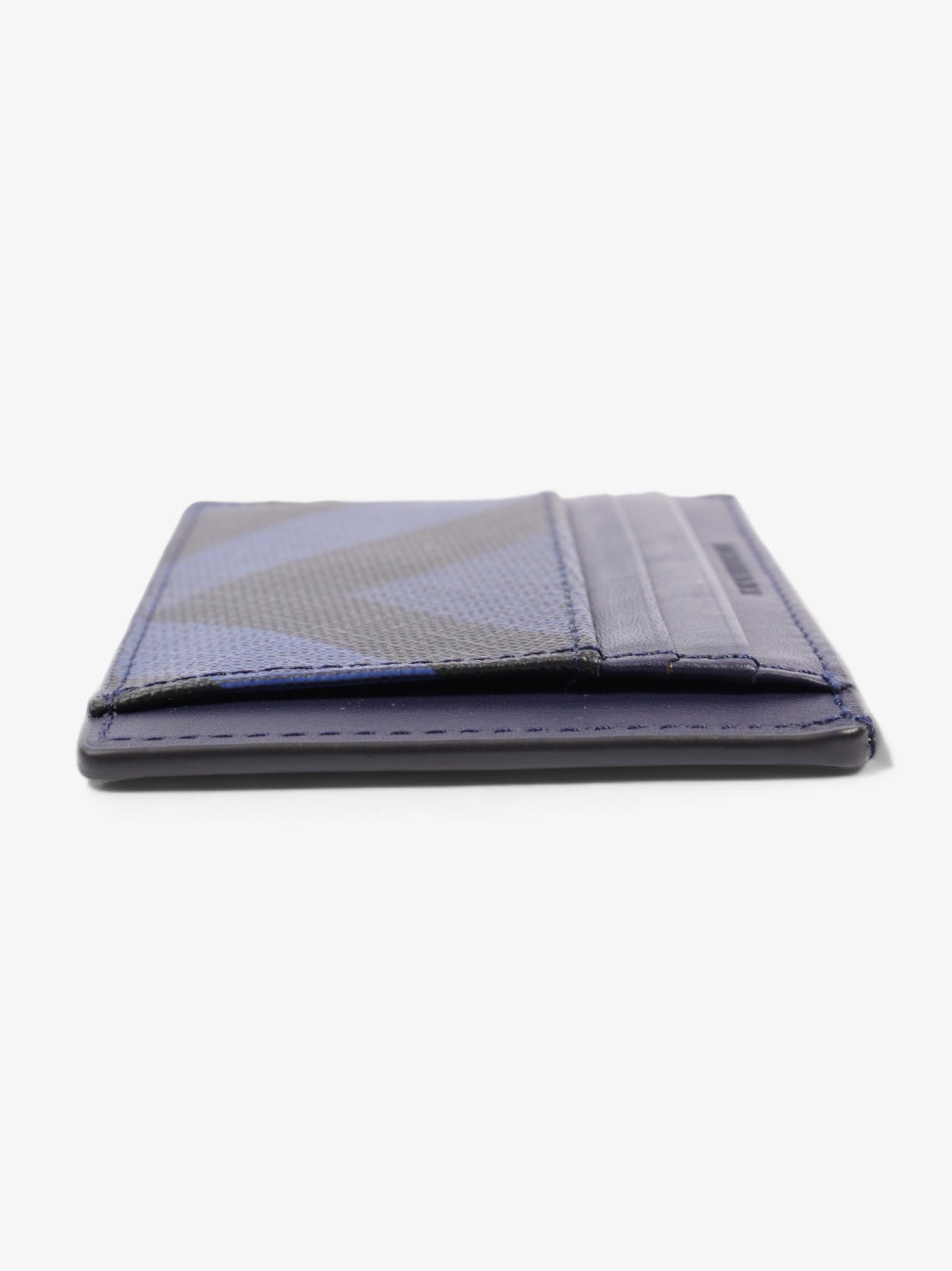 Burberry London Check Collection Bernie Card Case Bright Lapis Leather