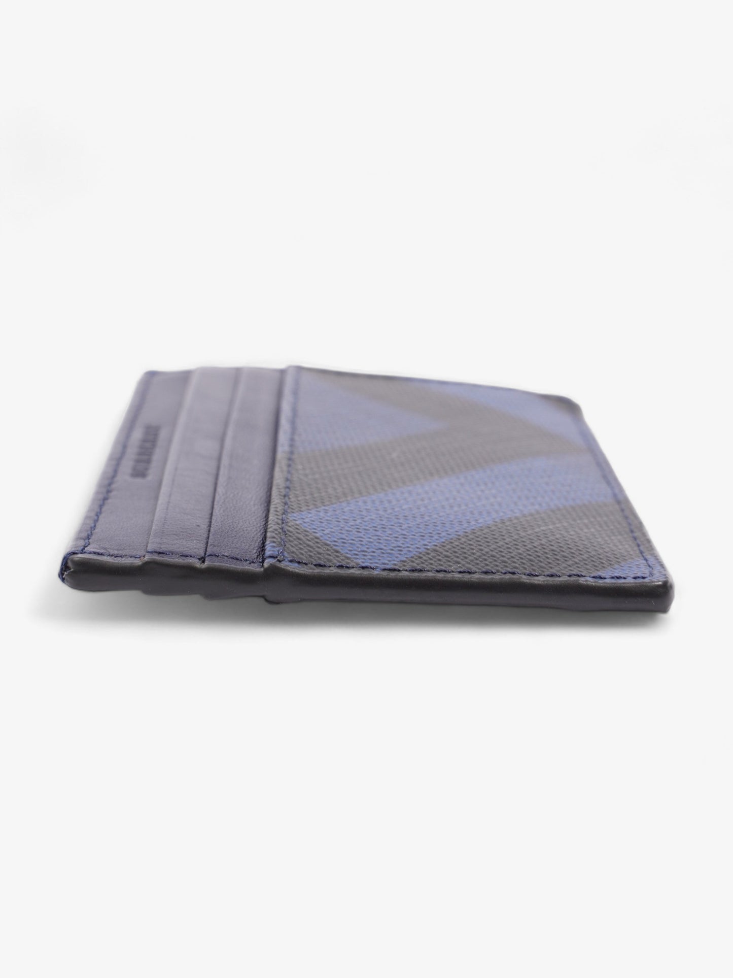 Burberry London Check Collection Bernie Card Case Bright Lapis Leather