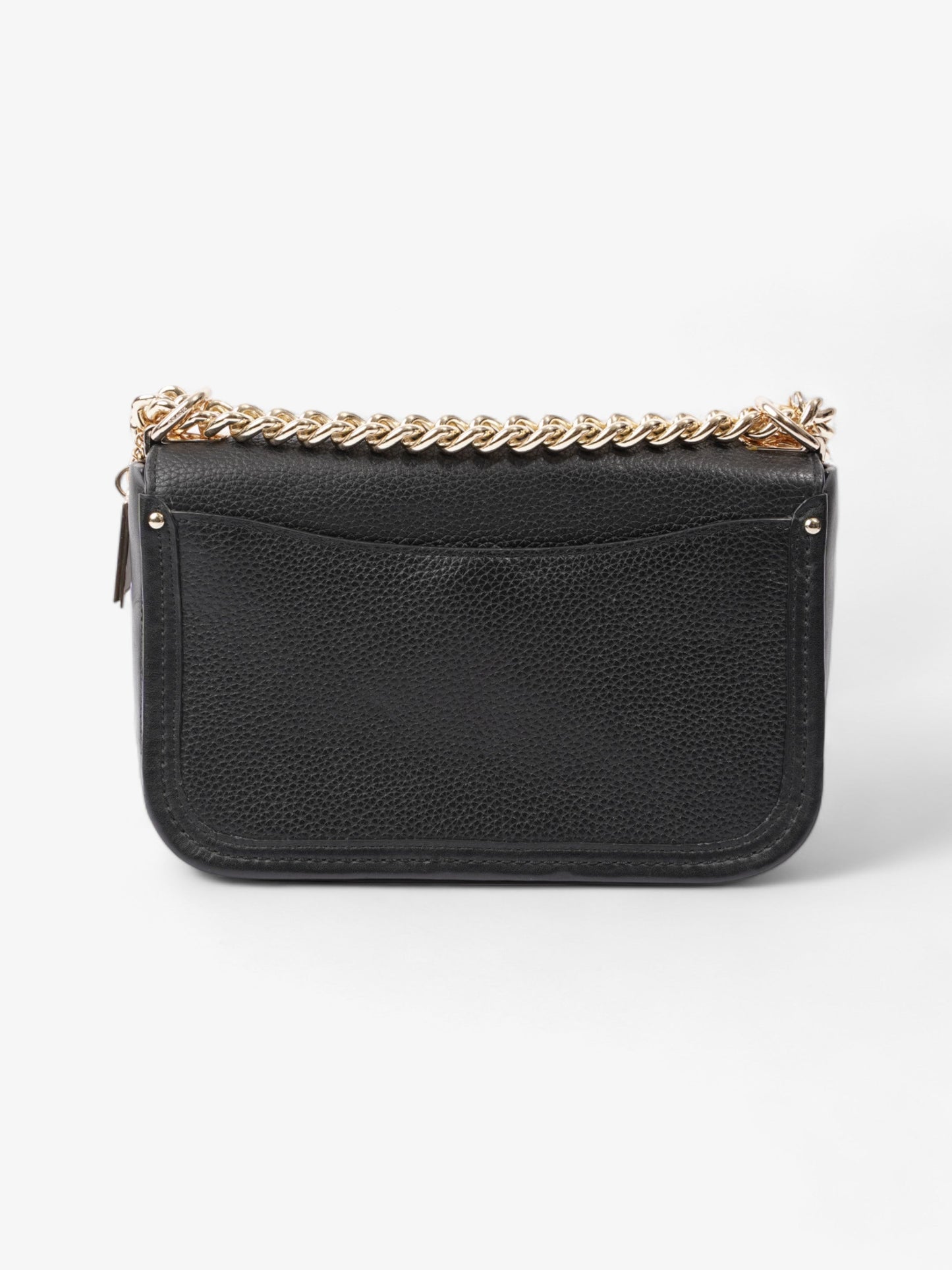 Coach Black & gold bag Black Leather