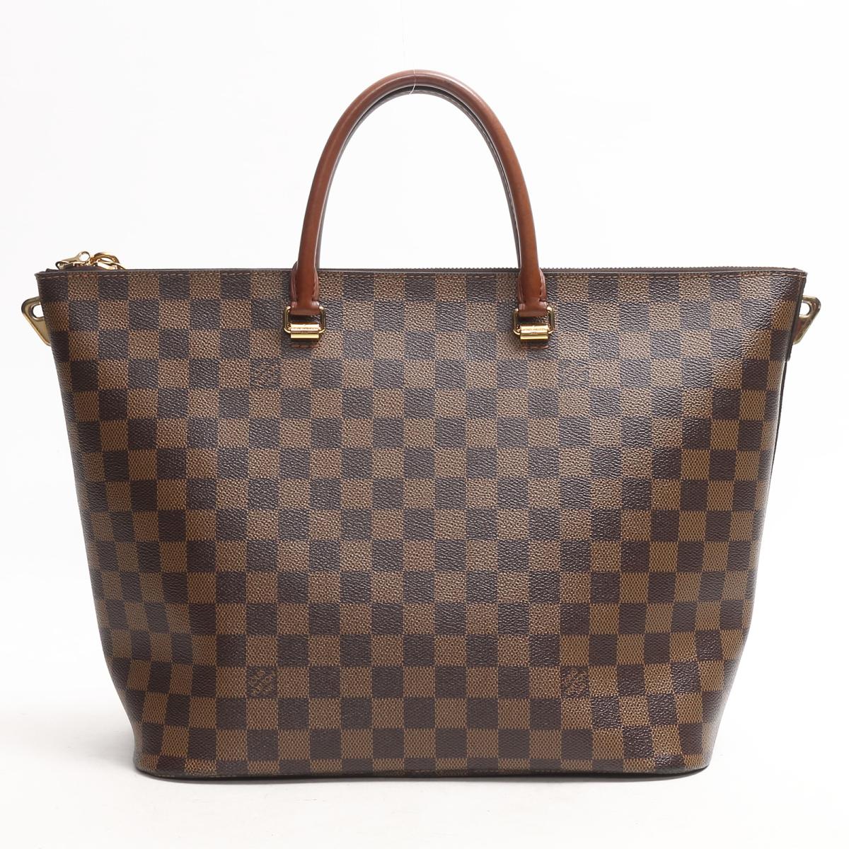Louis Vuitto Belmont Damier Ebene Canvas Bag