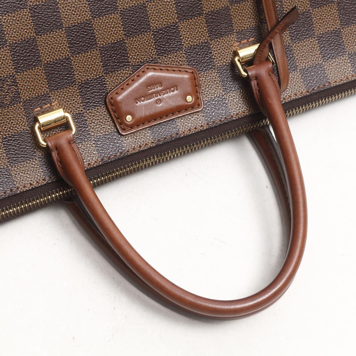 Louis Vuitto Belmont Damier Ebene Canvas Bag