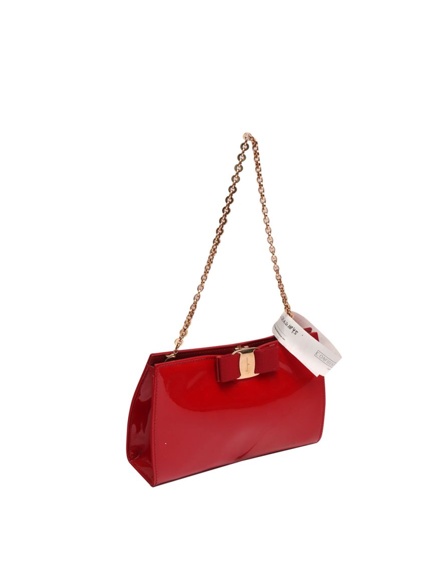 SALVATORE FERRAGAMO MISS VARA BOW CHAIN BAG