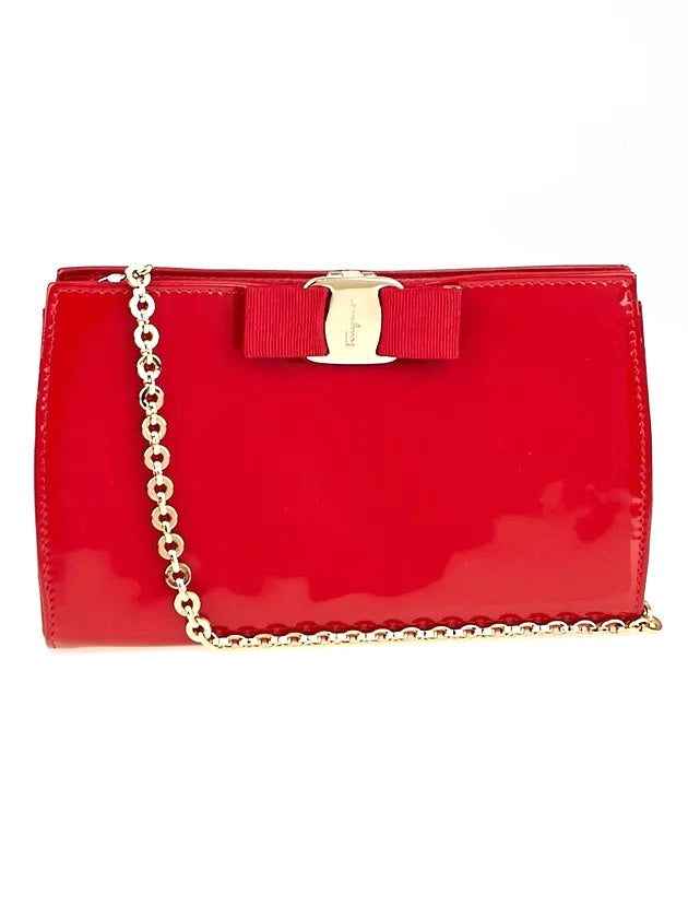 SALVATORE FERRAGAMO MISS VARA BOW CHAIN BAG