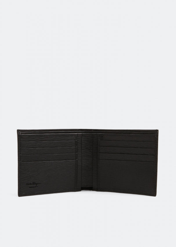 SALVATORE FERRAGAMO REVIVAL BI-FOLD LEATHER WALLET