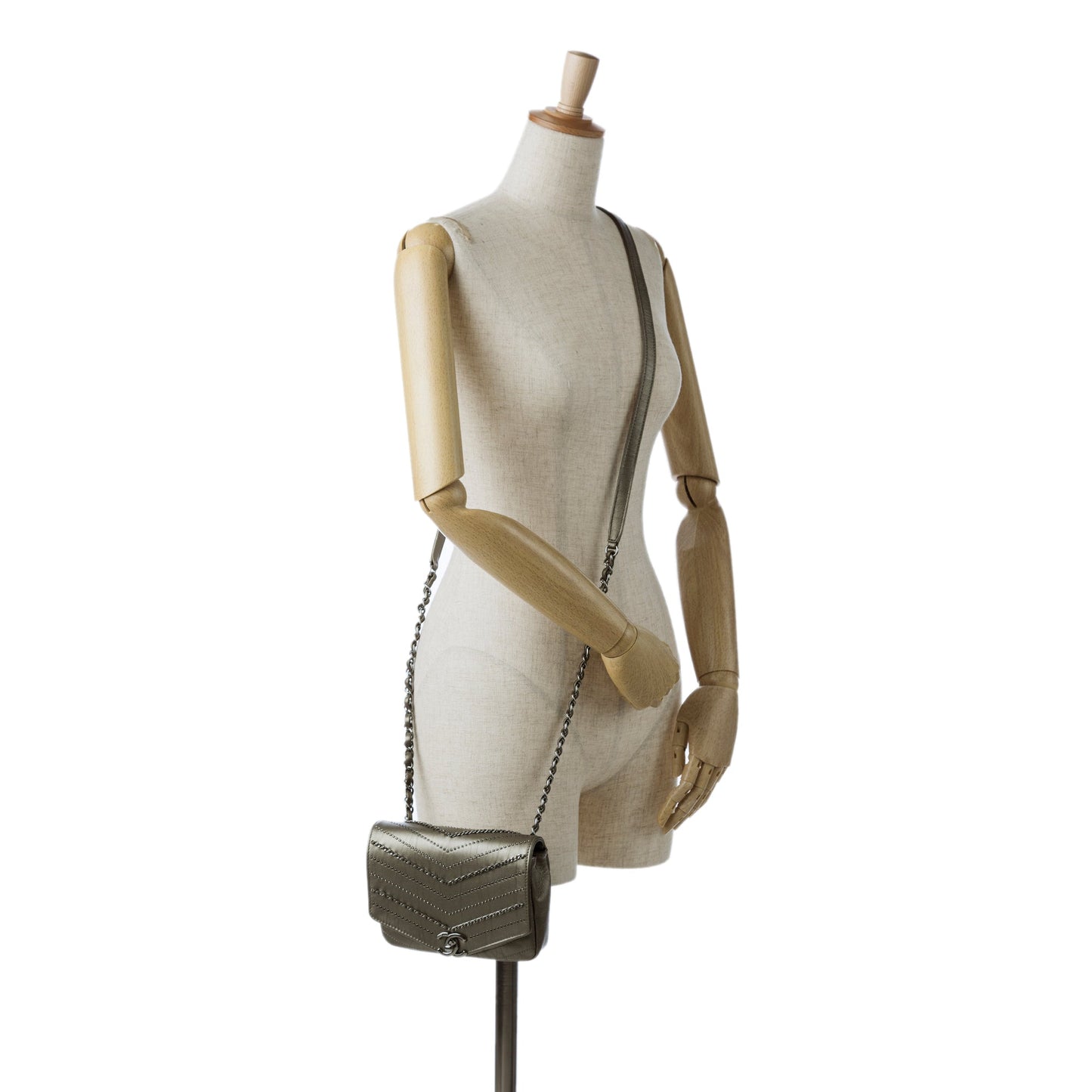 Chanel Small Chevron Data Center Envelope Flap Bag