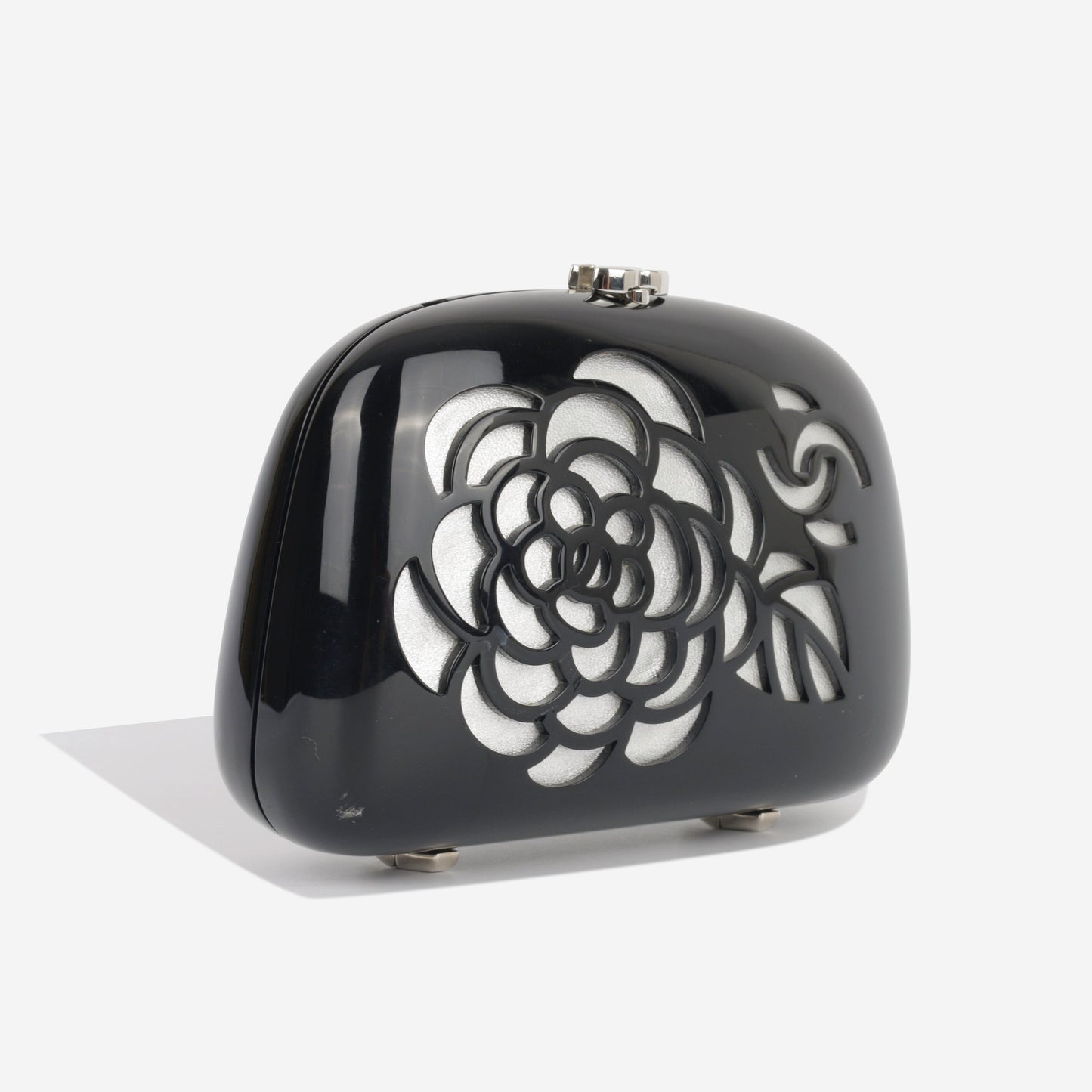 Chanel Vintage Camellia MinaudiÃ¨re Clutch