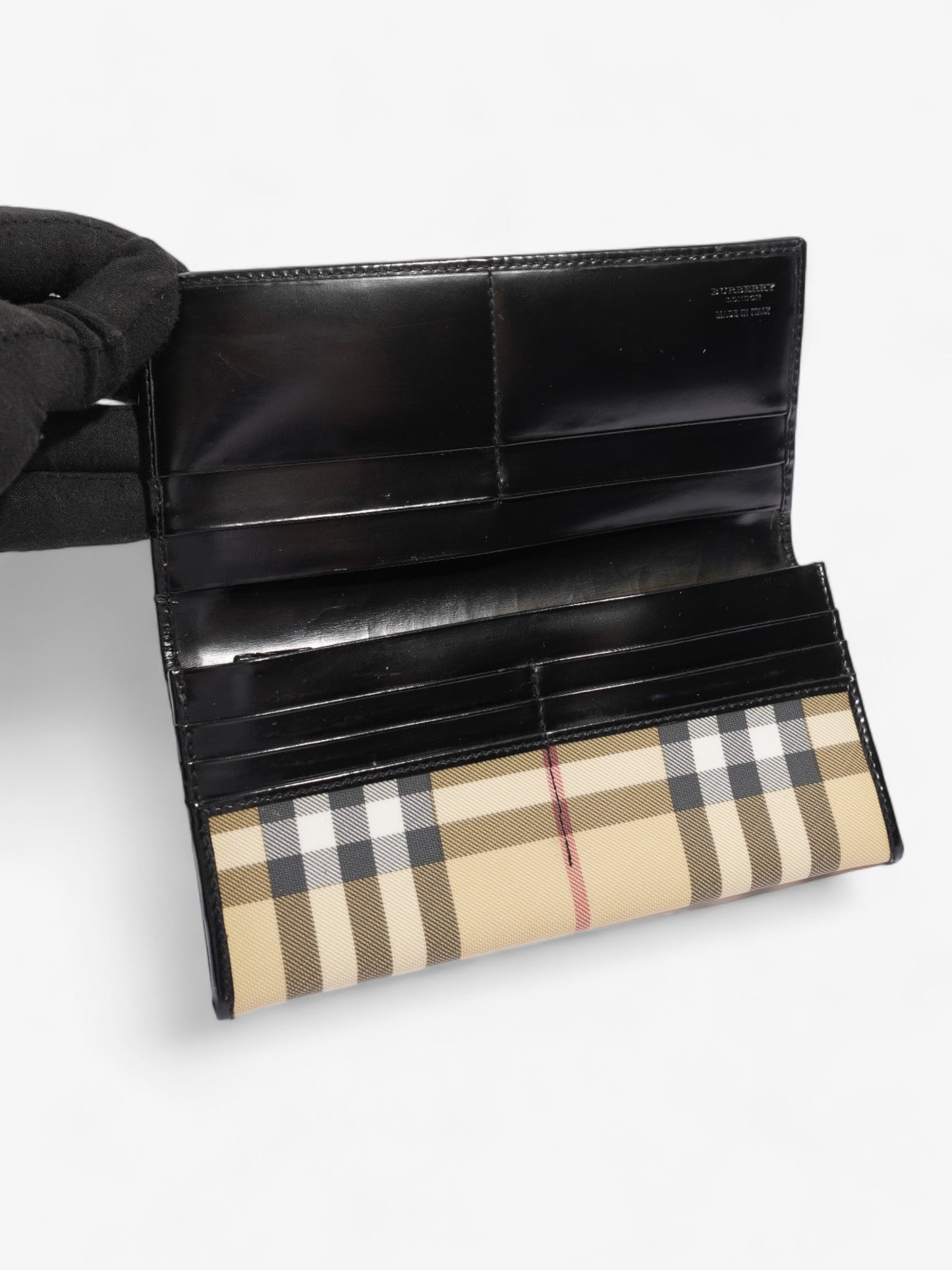 Burberry Continental Nova Check Canvas