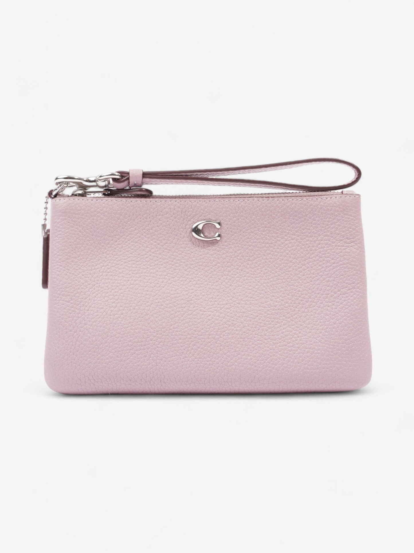 Coach Wristlet Lilac Leather Small