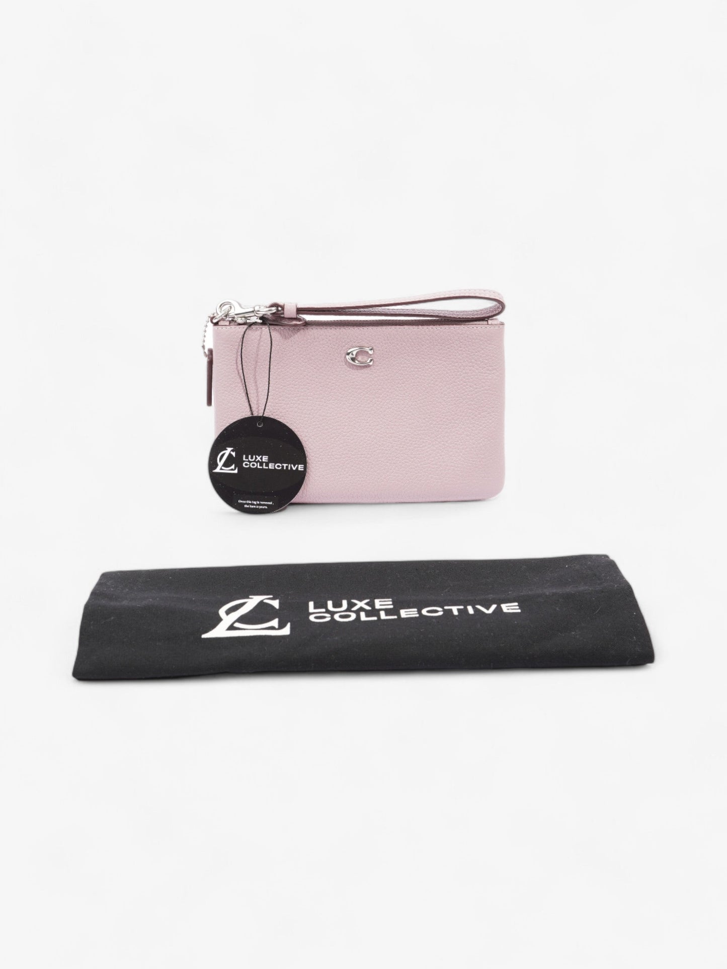 Coach Wristlet Lilac Leather Small