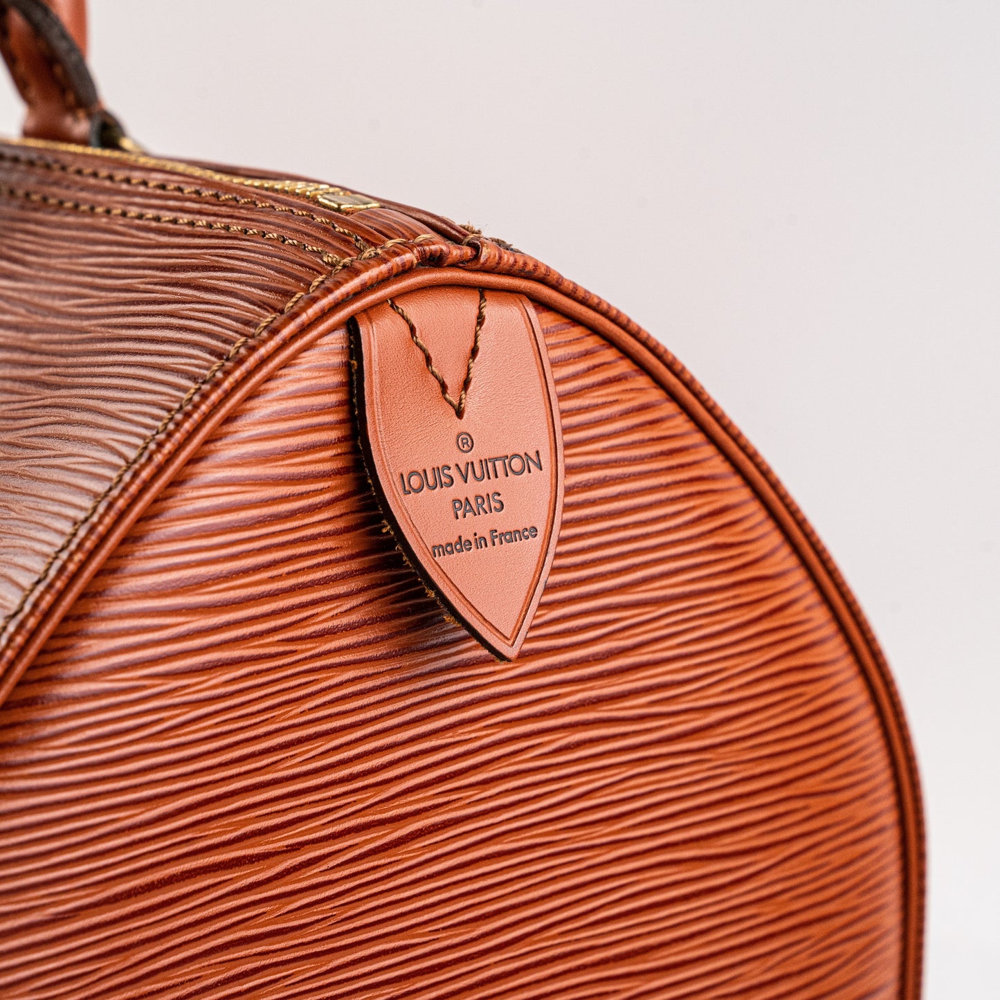 Louis Vuitton Vintage Speedy 30 Epi Leather Brown