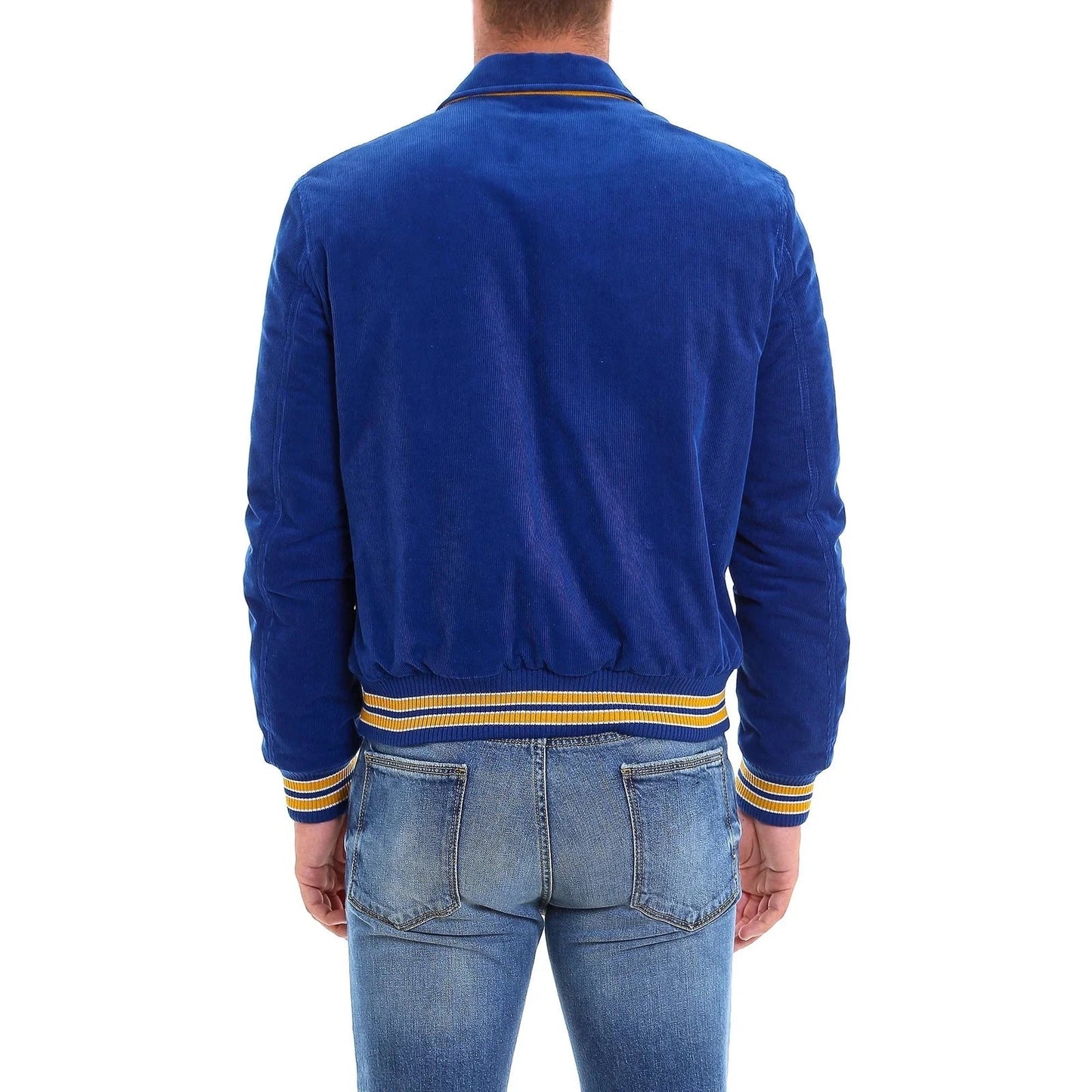 SAINT LAURENT JE T'AIME CORDUROY BOMBER JACKET