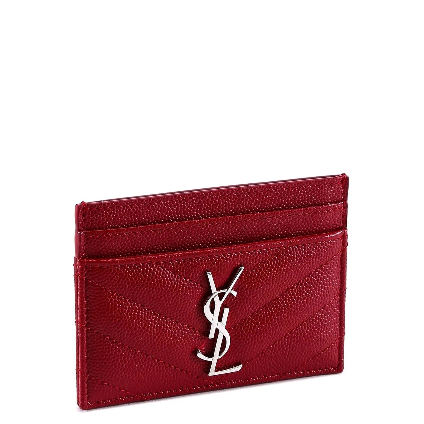 YSL MONOGRAM QUILTED CARD HOLDER