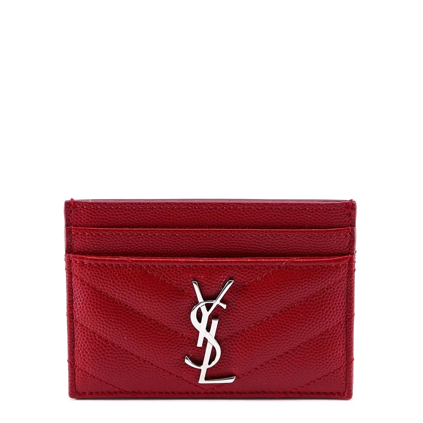 YSL MONOGRAM QUILTED CARD HOLDER