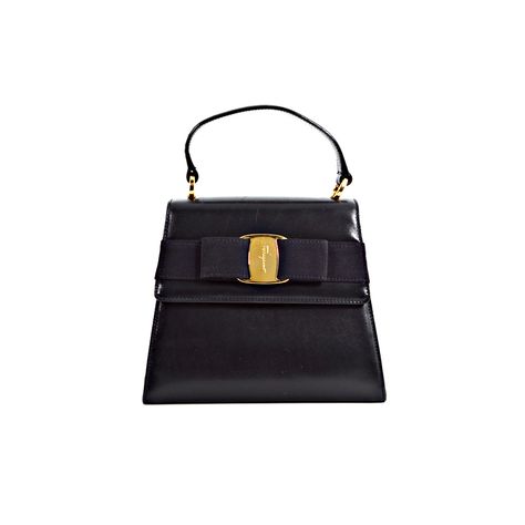 SALVATORE FERRAGAMO LEATHER VARA 2 WAY SHOULDER BAG