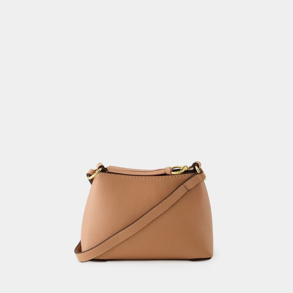 SEE BY CHLOÉ JOAN SUEDE & CALFSKIN LEATHER MINI SHOULDER BAG