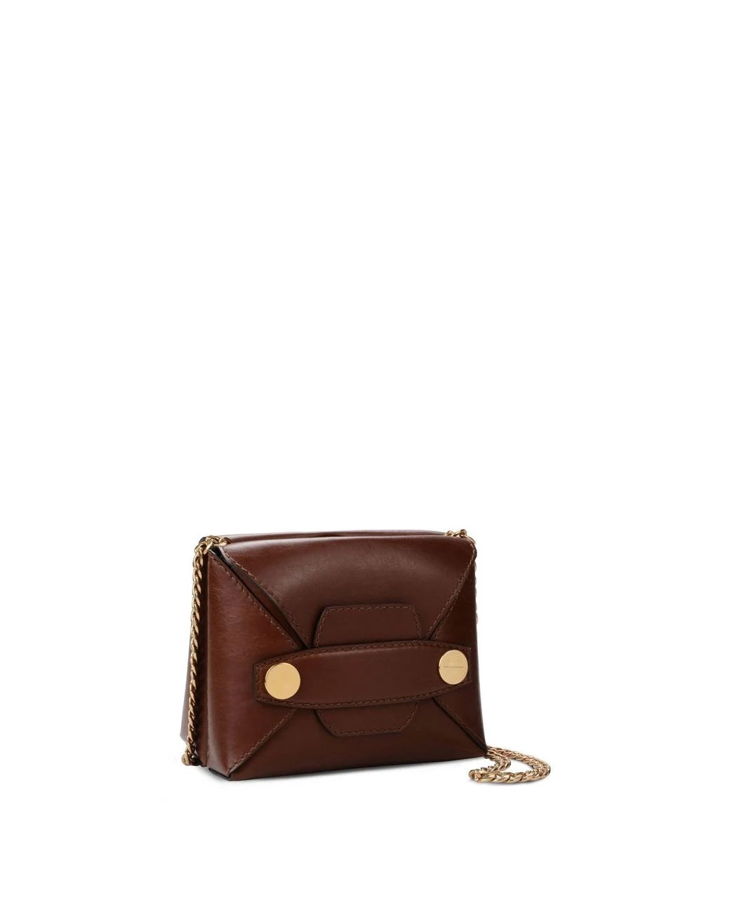 STELLA MCCARTNEY VEGAN LEATHER SMALL POPPER SHOULDER BAG