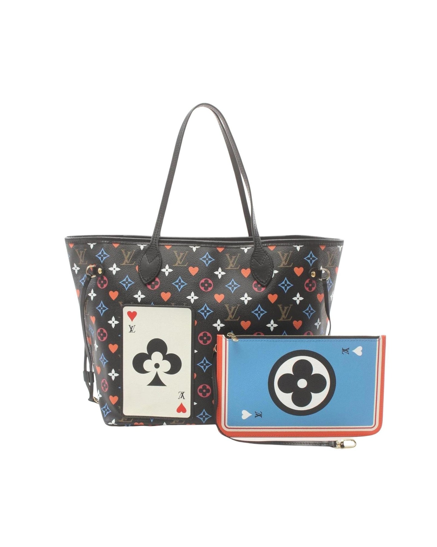Canvas Neverfull MM Tote Bag with Pouch and Dust Bag