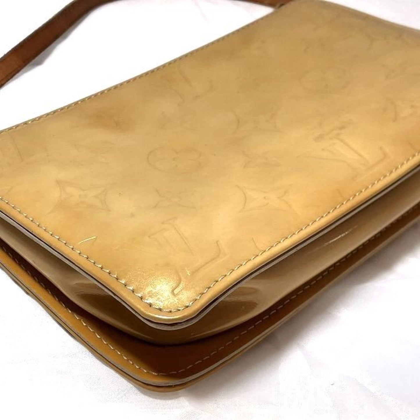 Patent Leather Small Clutch Bag
