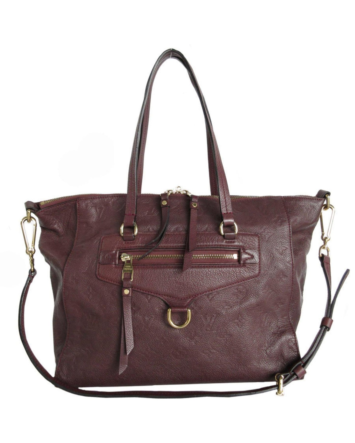Lumineuse Leather Shoulder Bag with Strap