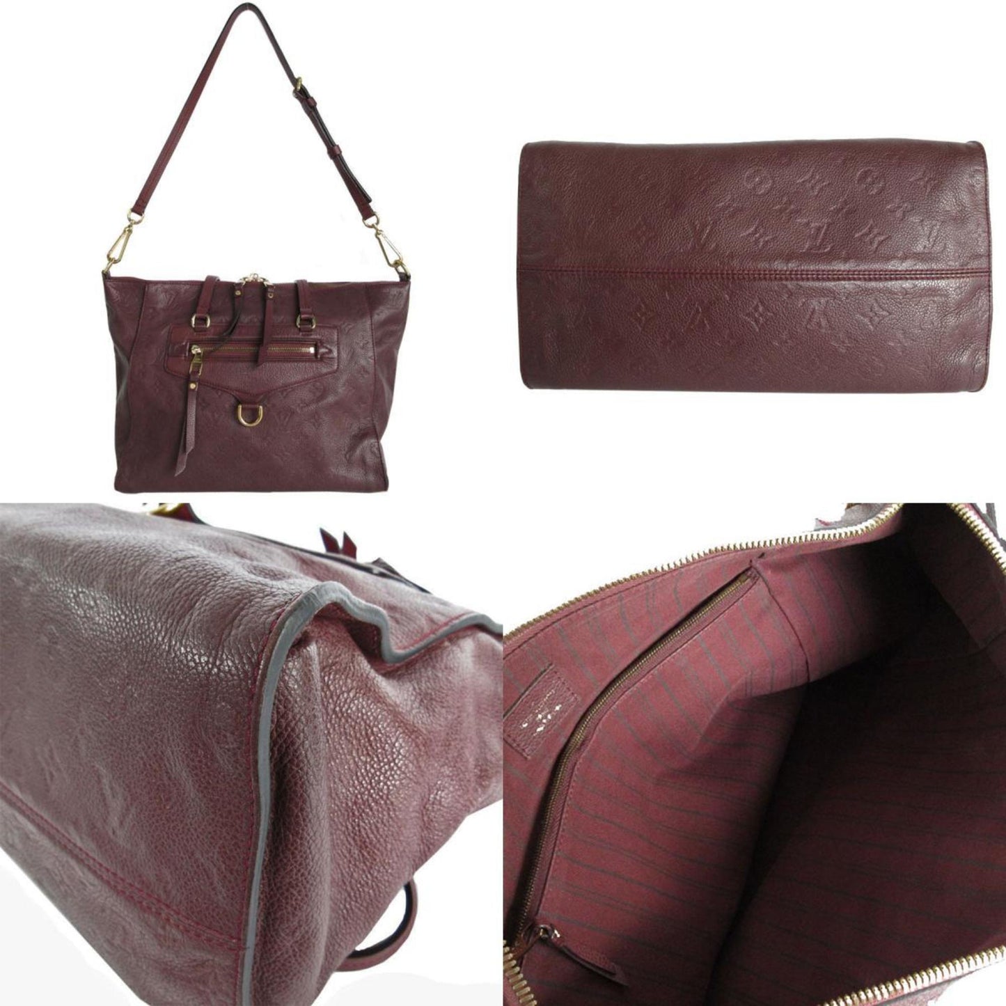 Lumineuse Leather Shoulder Bag with Strap