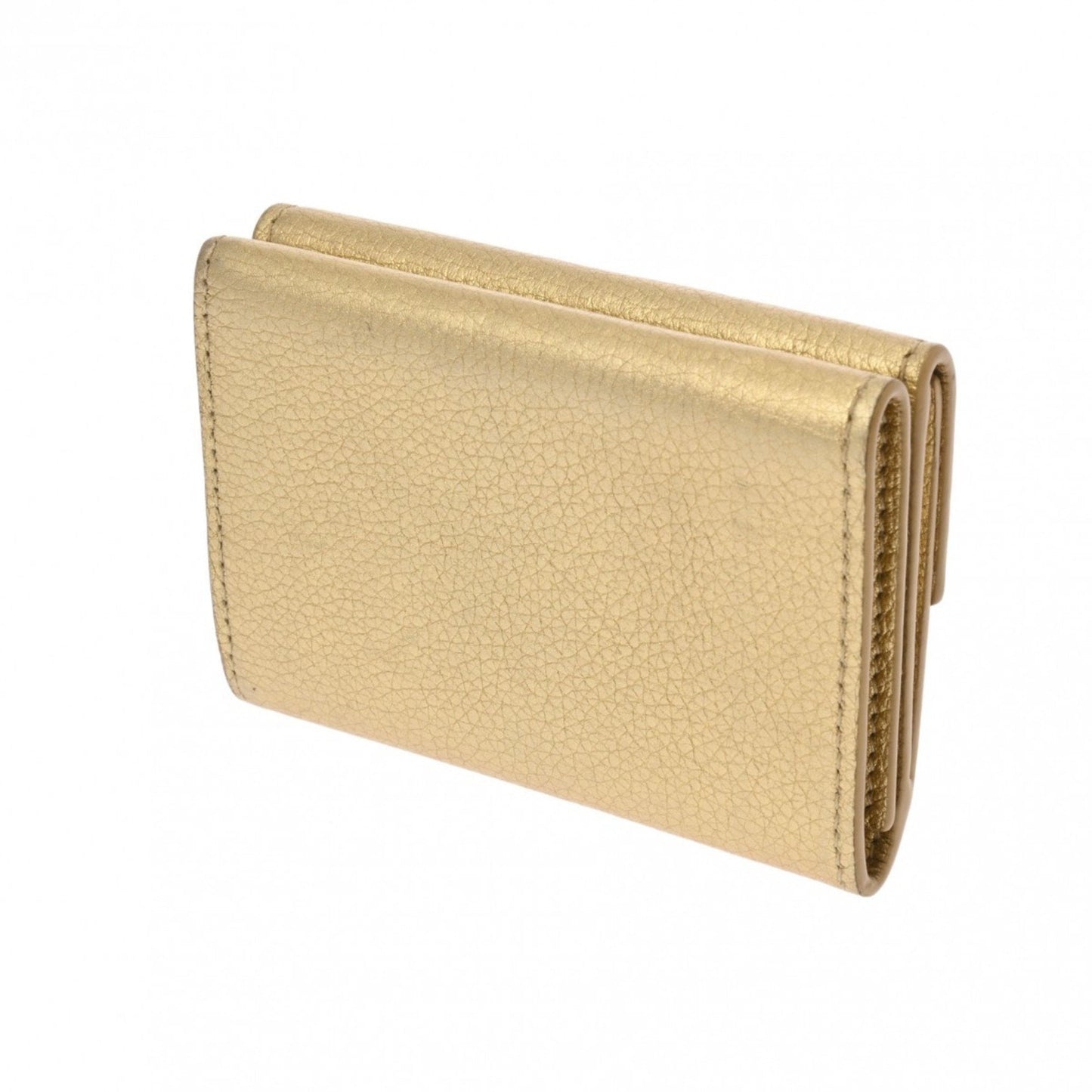 Leather Lockmini Bag with Gold-Tone Accents