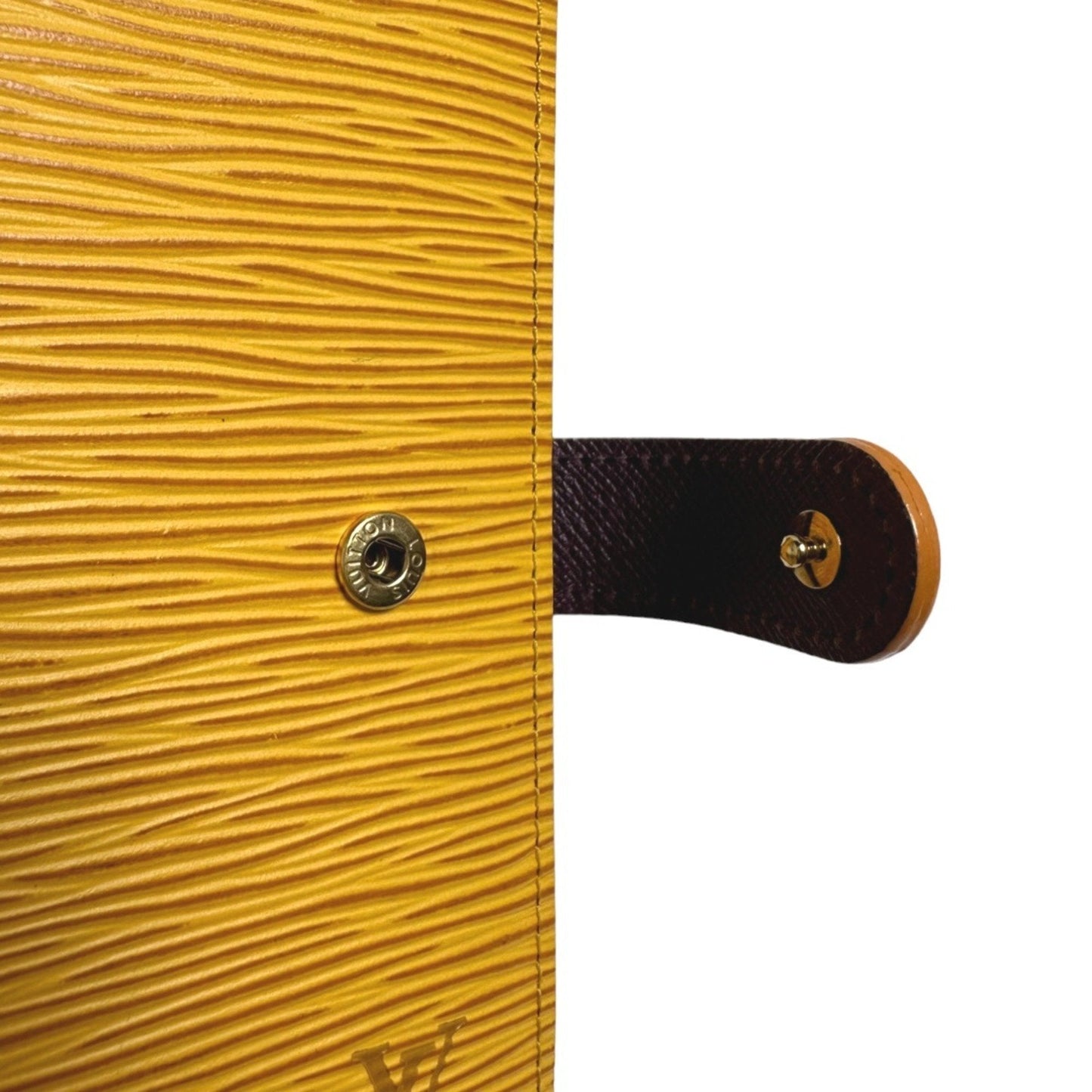 Functional Leather Agenda Cover with Slight Wear