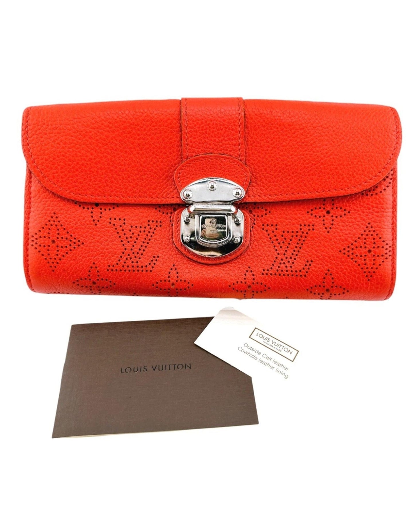 Mahina Leather Wallet with Box and Slight Patina