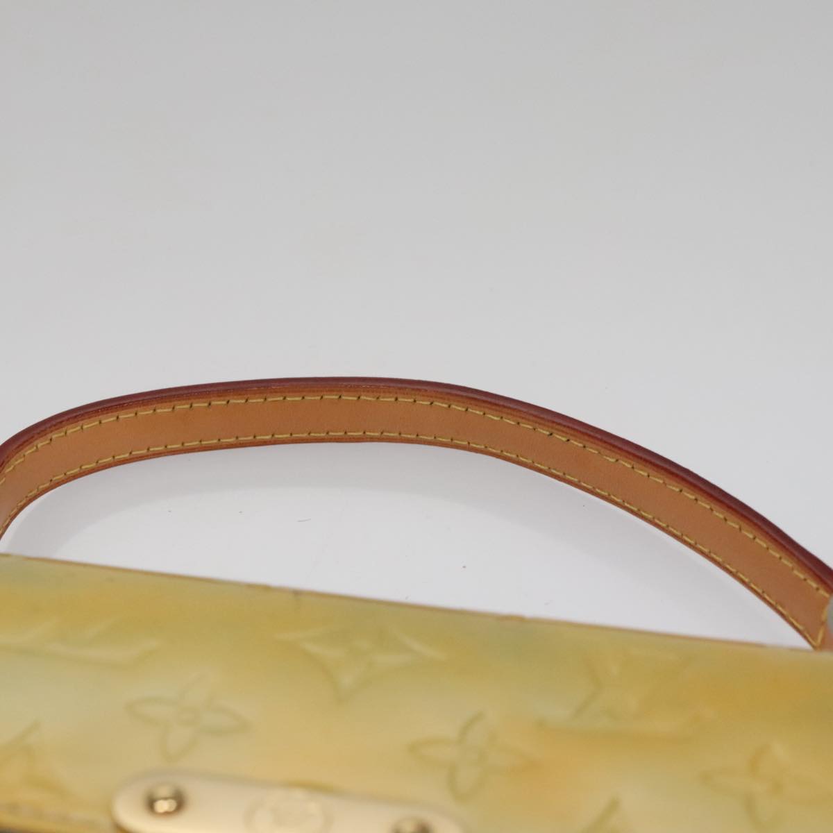 Patent Leather Handbag with Key and Clochette Accessories