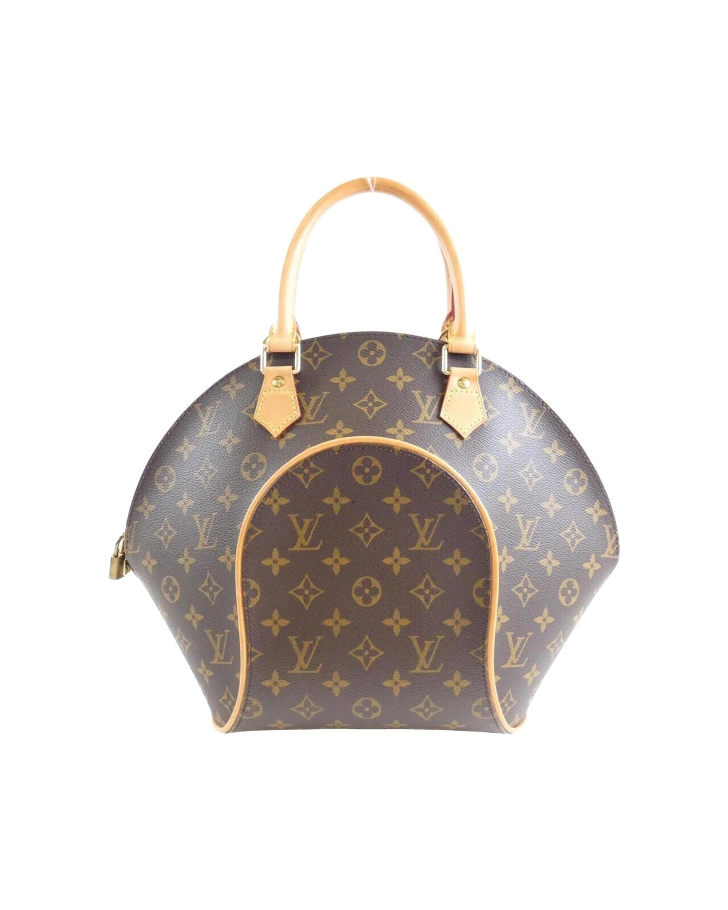 Ellipse Canvas Handbag with Dust Bag Key and Padlock