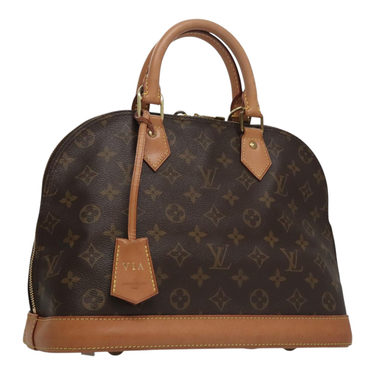 Canvas Alma Bag with Padlock and Key