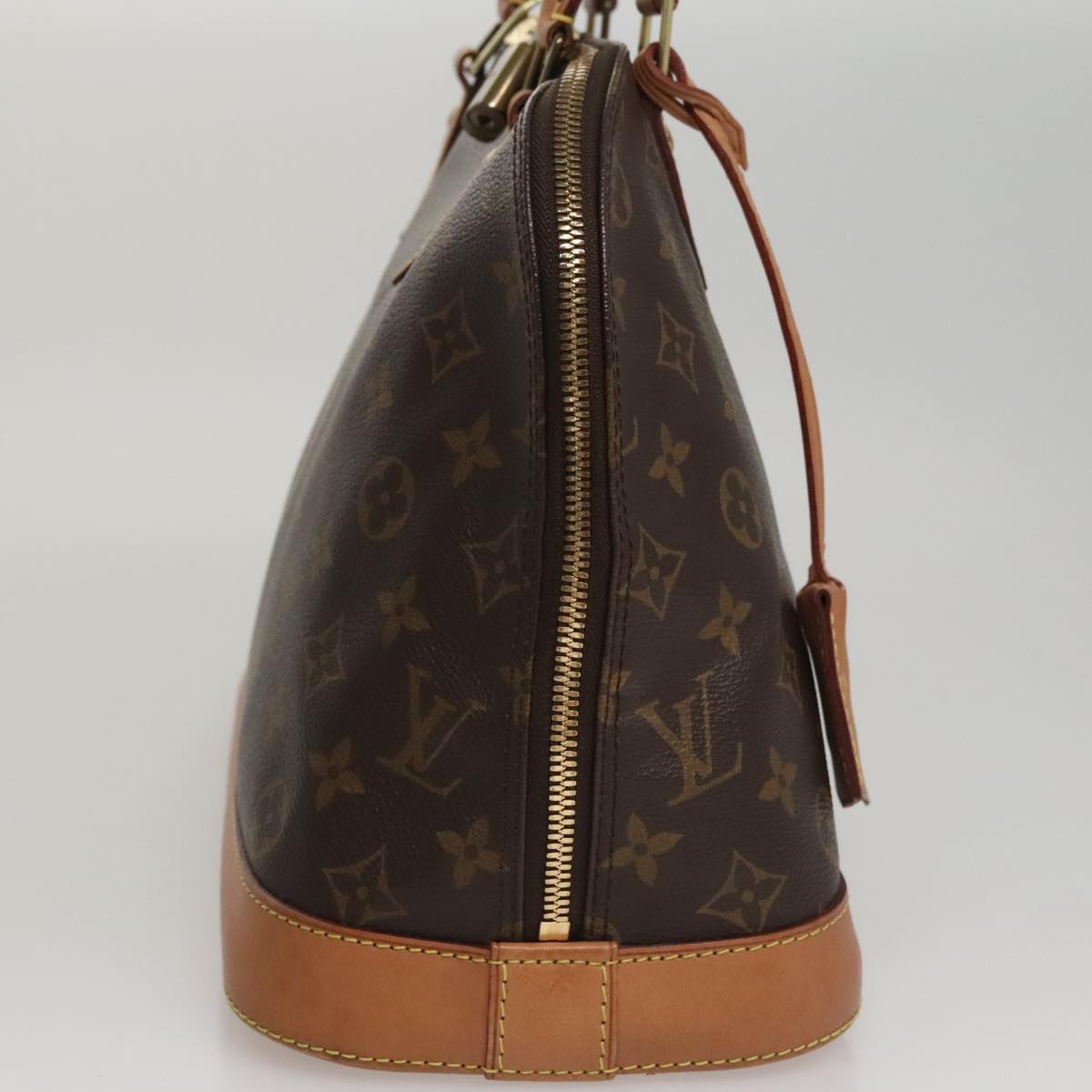 Canvas Alma Bag with Padlock and Key