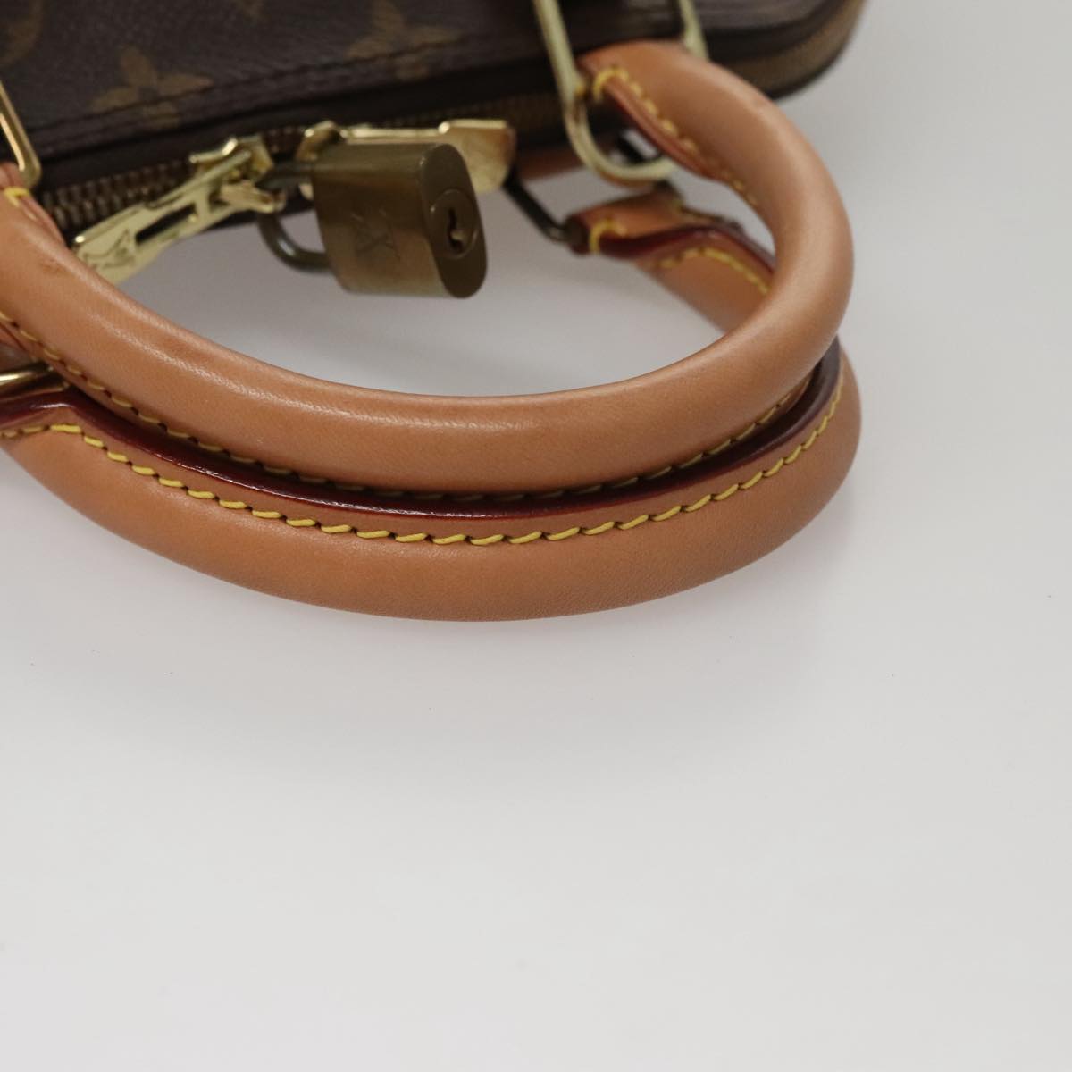 Canvas Alma Bag with Padlock and Key