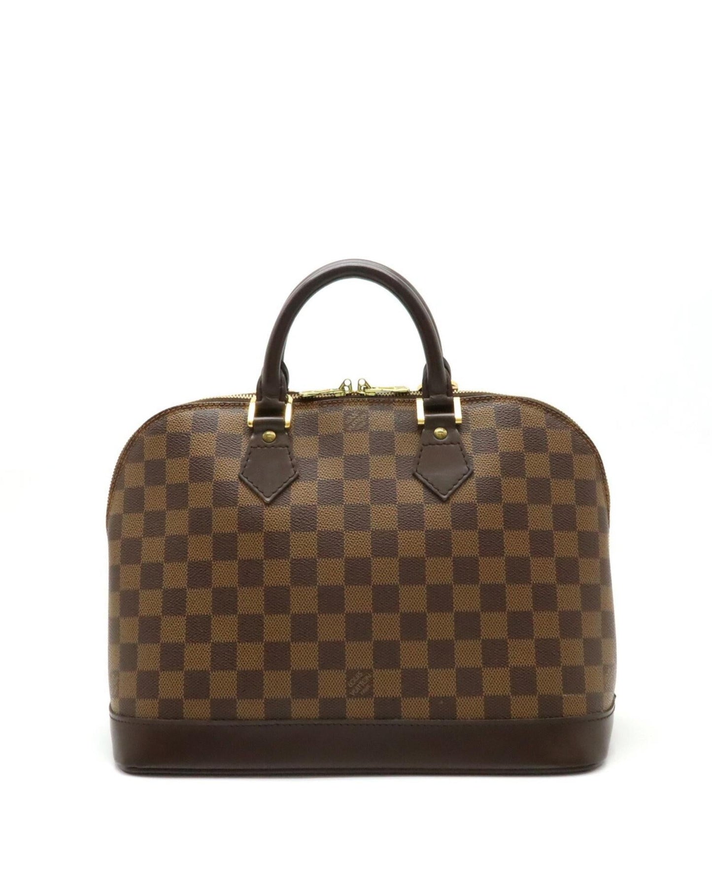 Canvas Designer Handbag with Slight Wear and Scratches