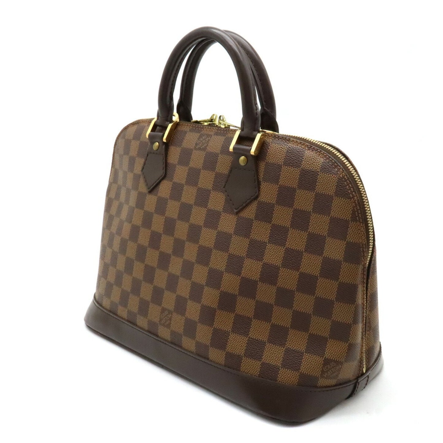 Canvas Designer Handbag with Slight Wear and Scratches