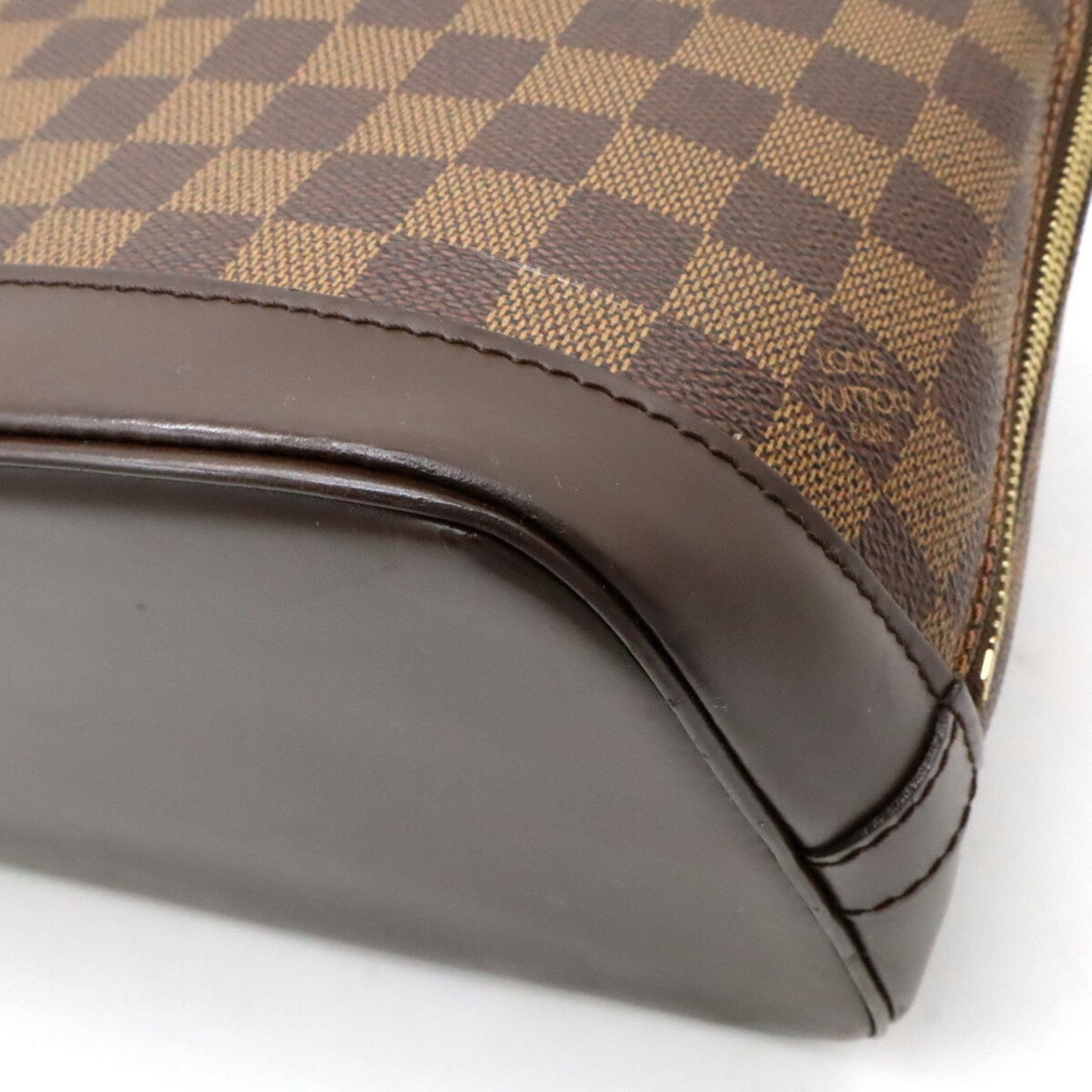 Canvas Designer Handbag with Slight Wear and Scratches
